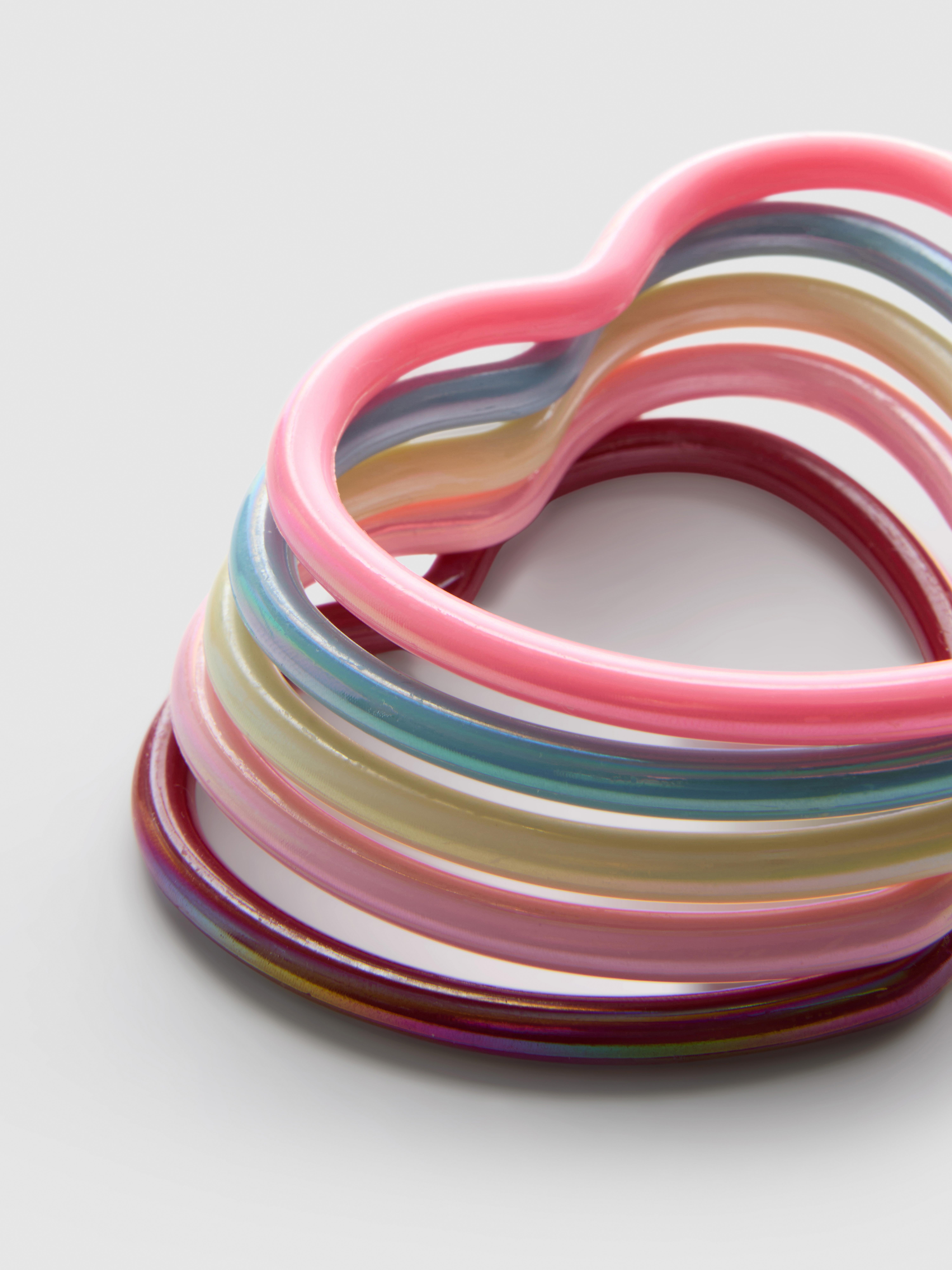 5pk Heart Bangles
