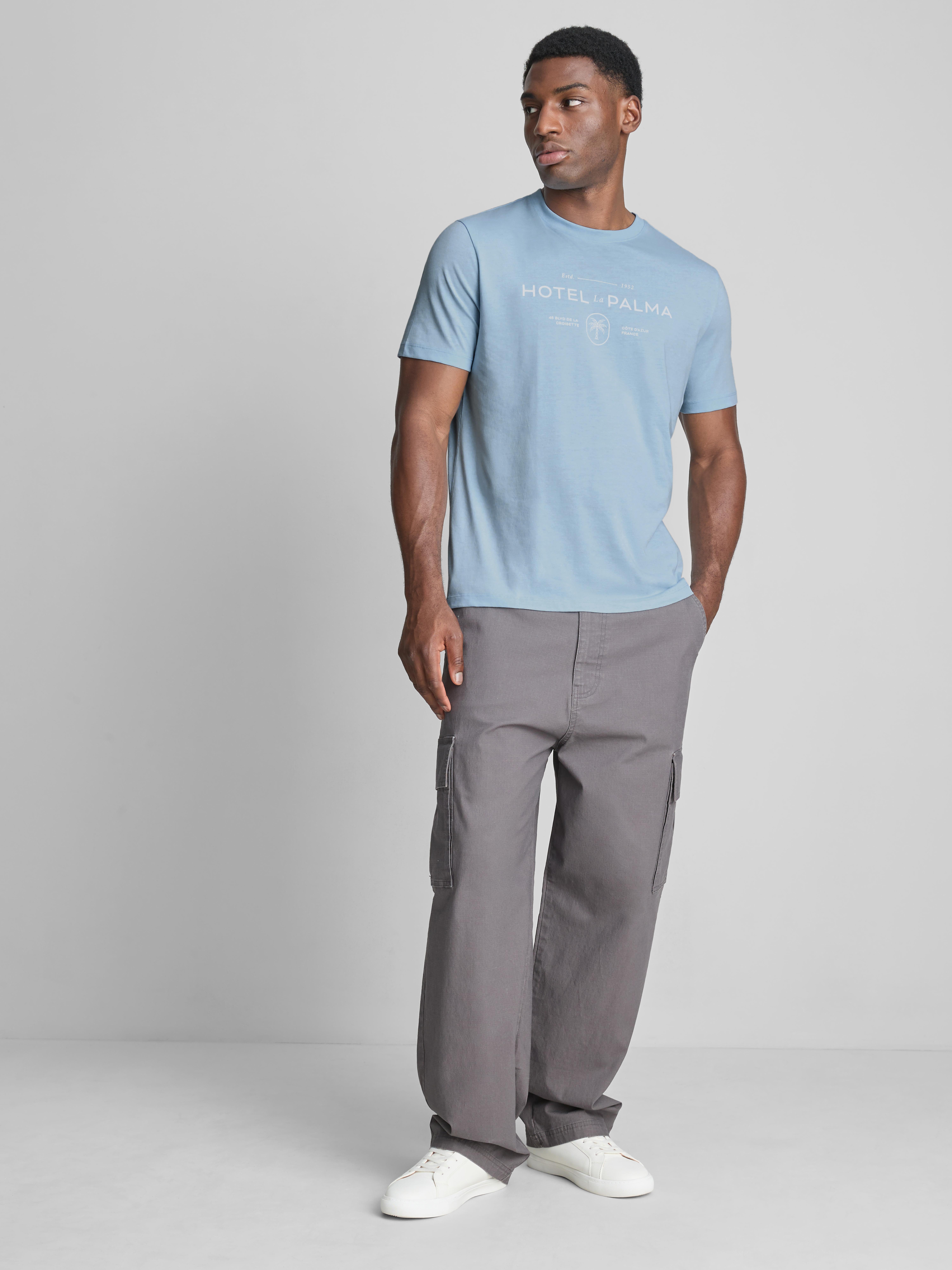 T-Shirt mit Hotel La Palma-Grafik