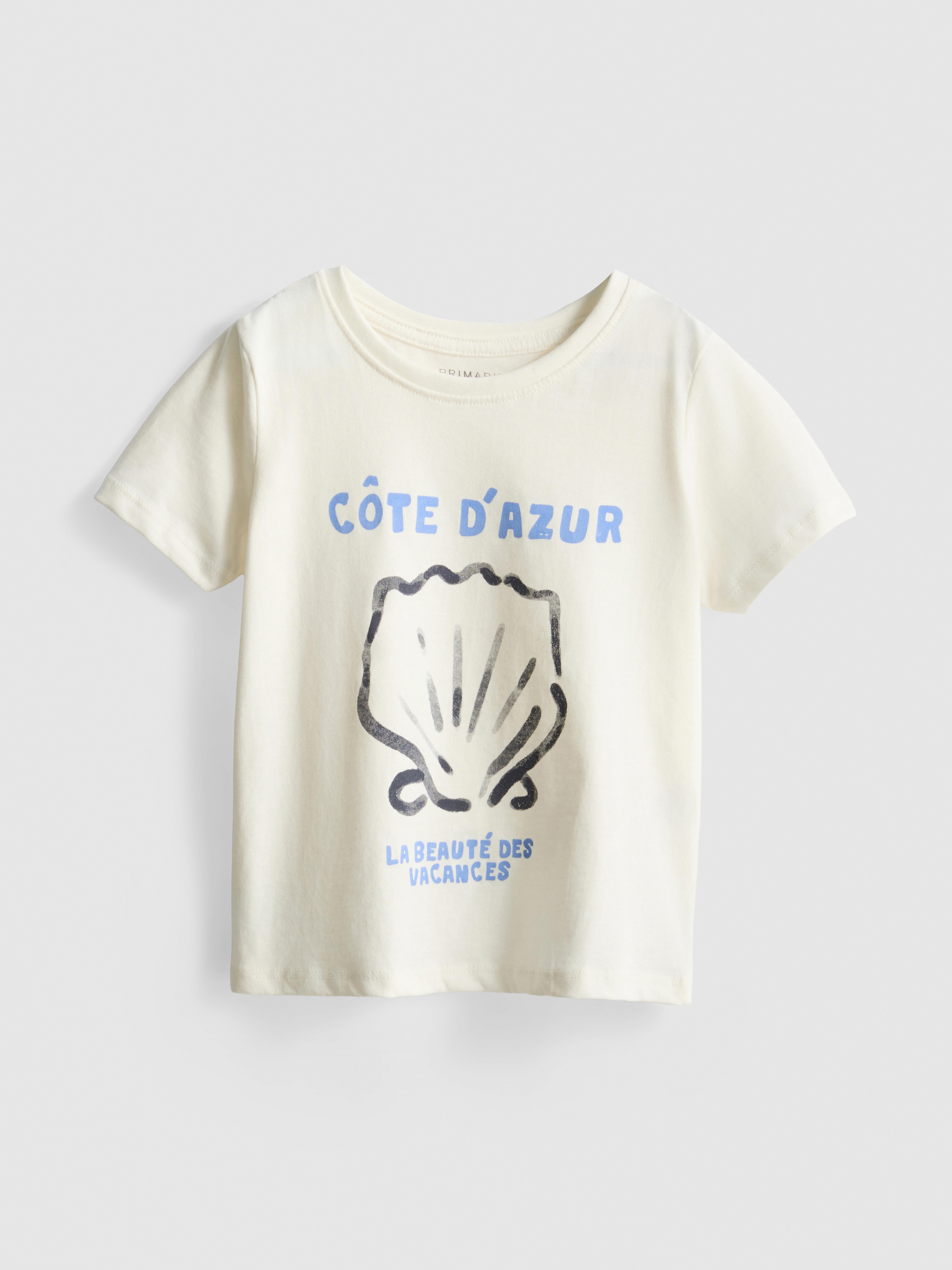 1,5-8 anos | T-shirt estampada puro algodão