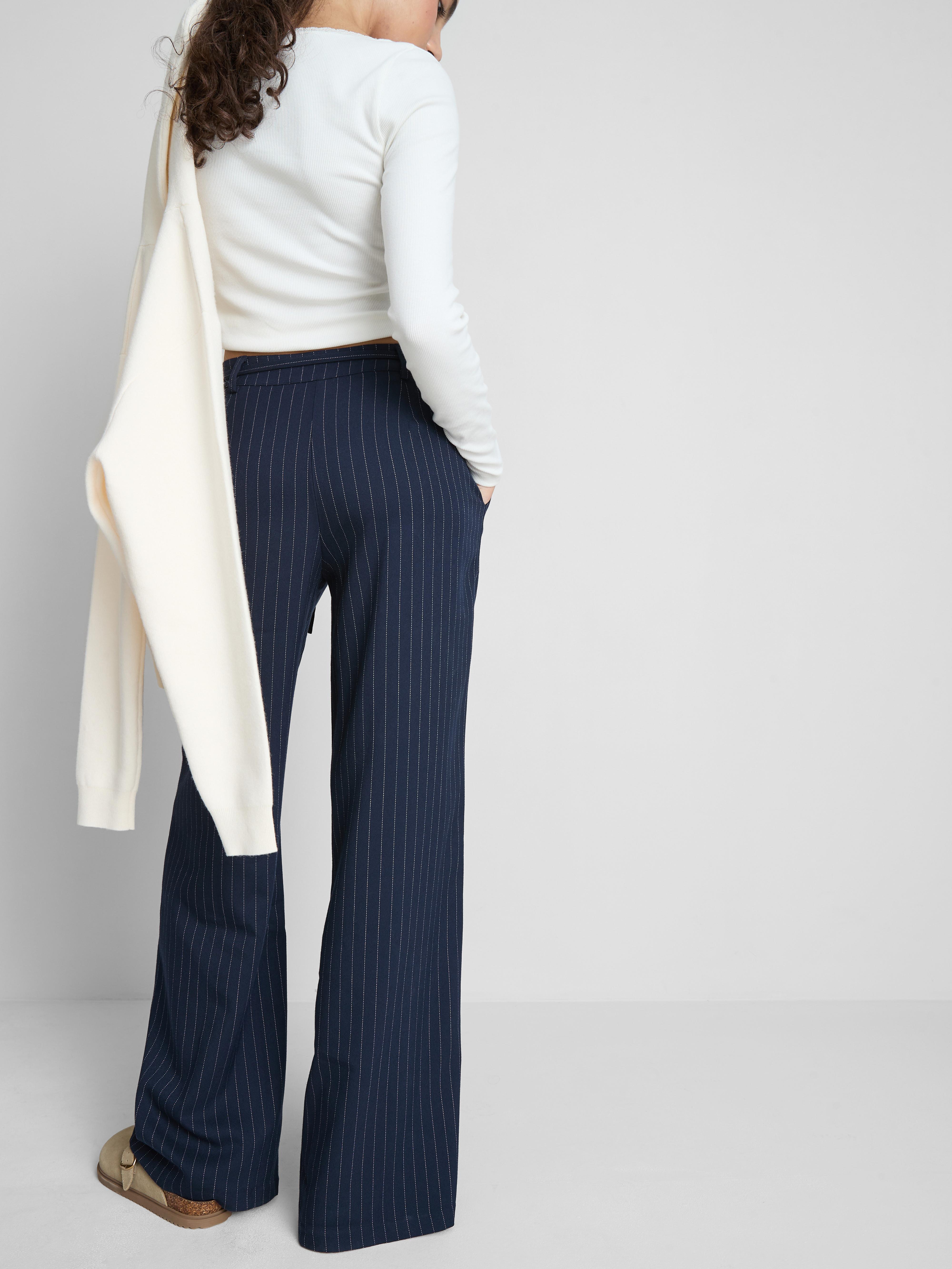 The Primark Scene | Wide-Leg Pinstripe Pants