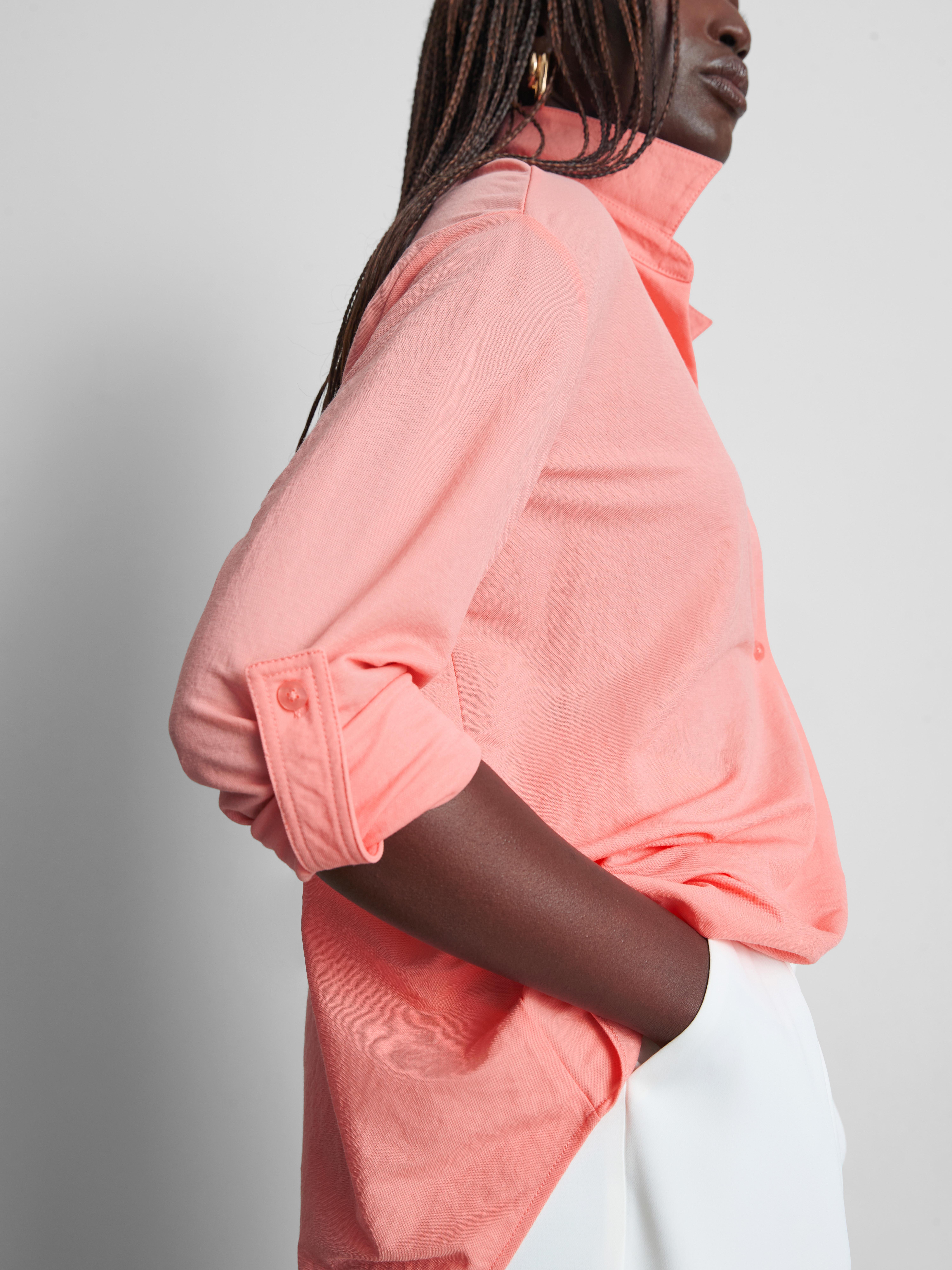 Curved Hem Relaxed Shirt