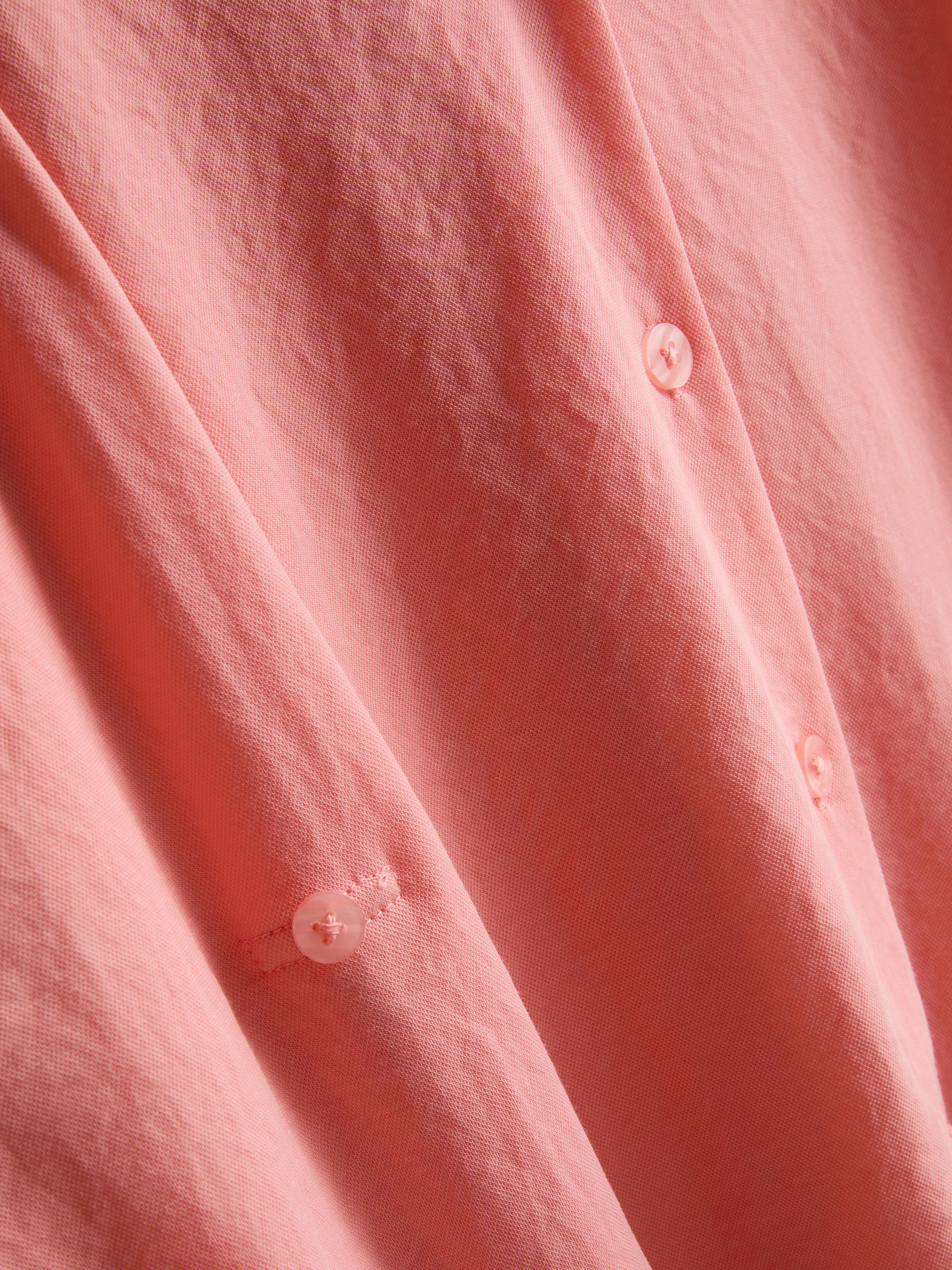 Curved Hem Relaxed Shirt