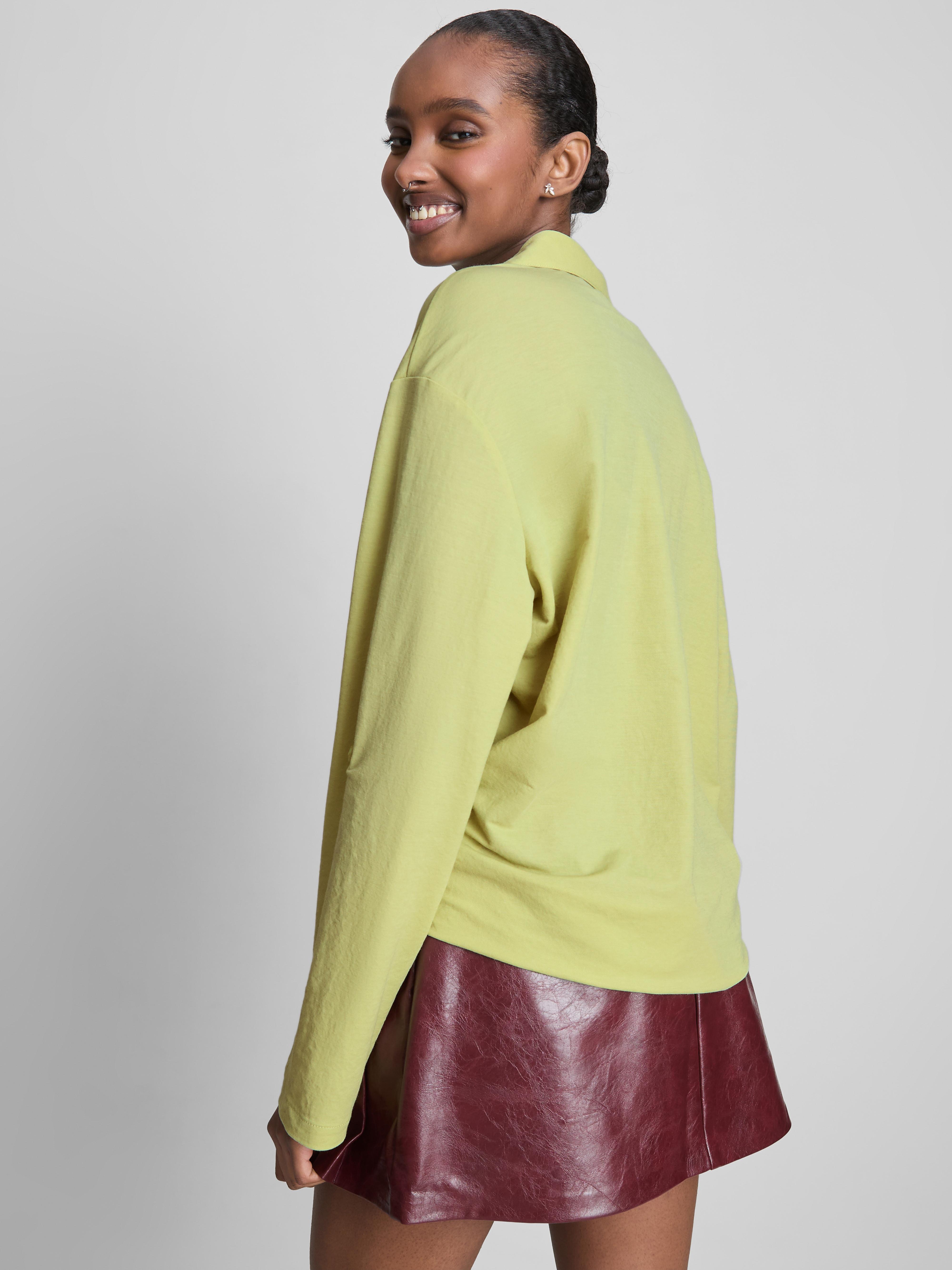 Curved Hem Relaxed Shirt