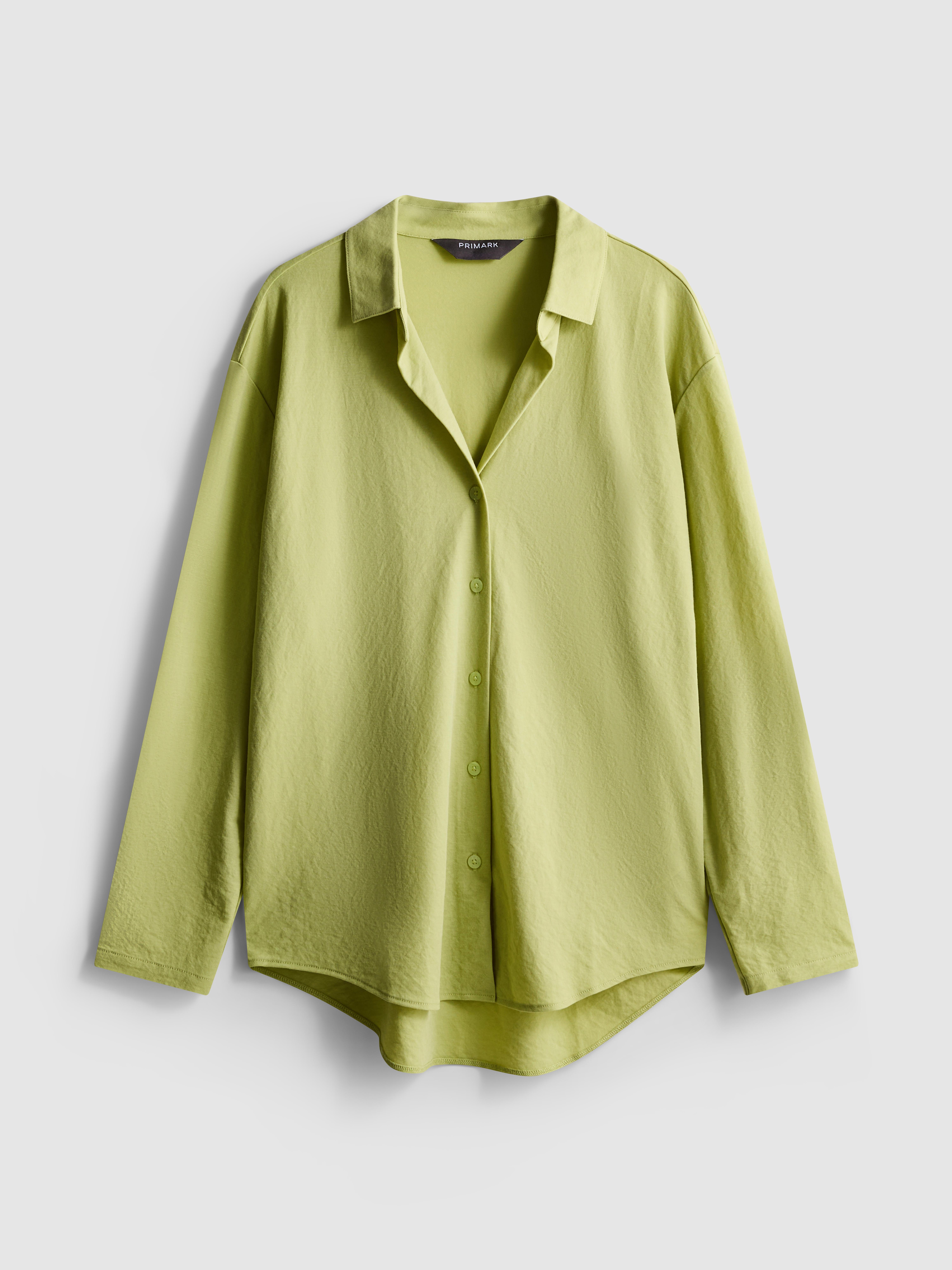 Curved Hem Relaxed Shirt