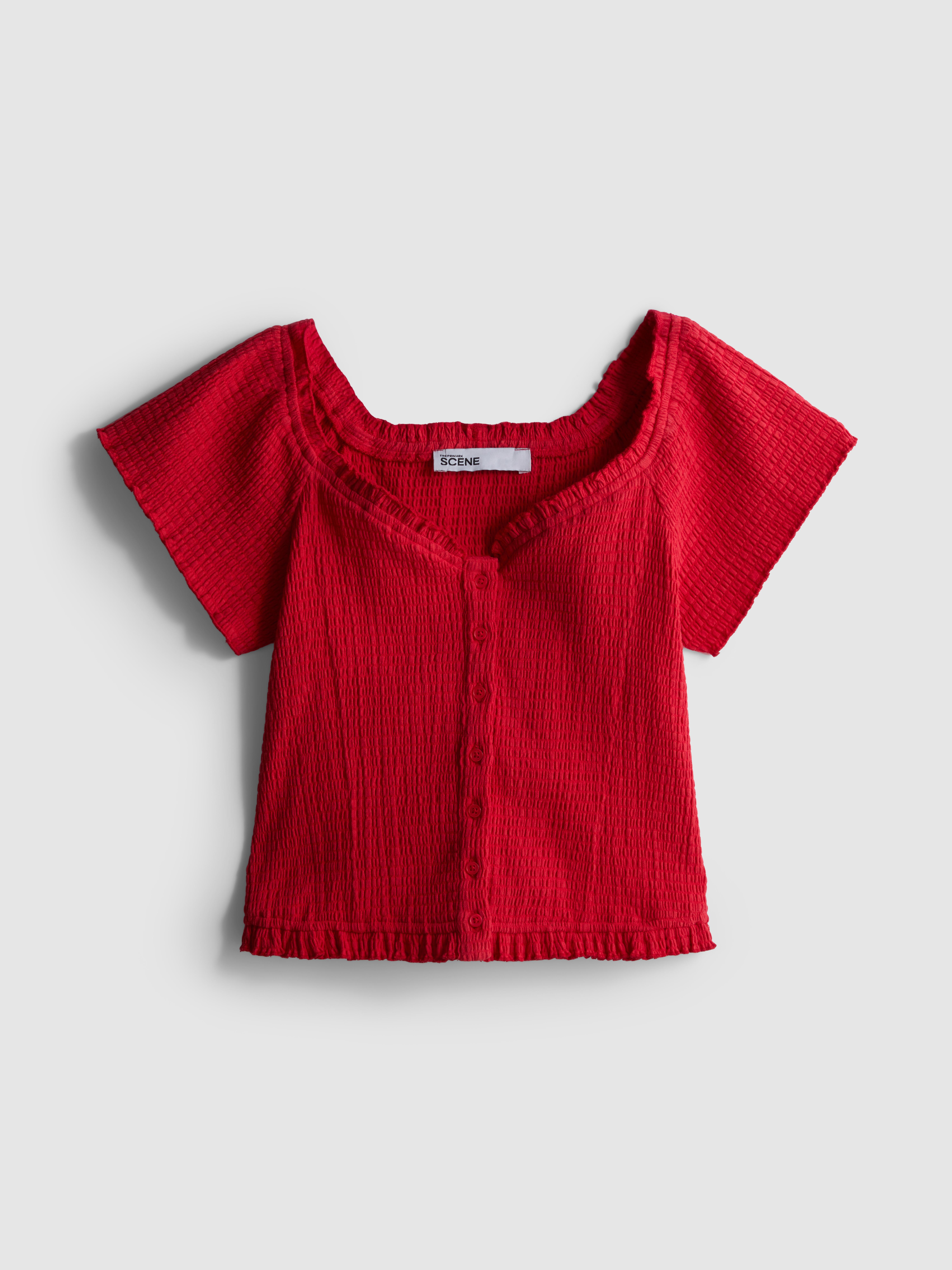 The Primark Scene | Shirred Off The Shoulder Corset Top