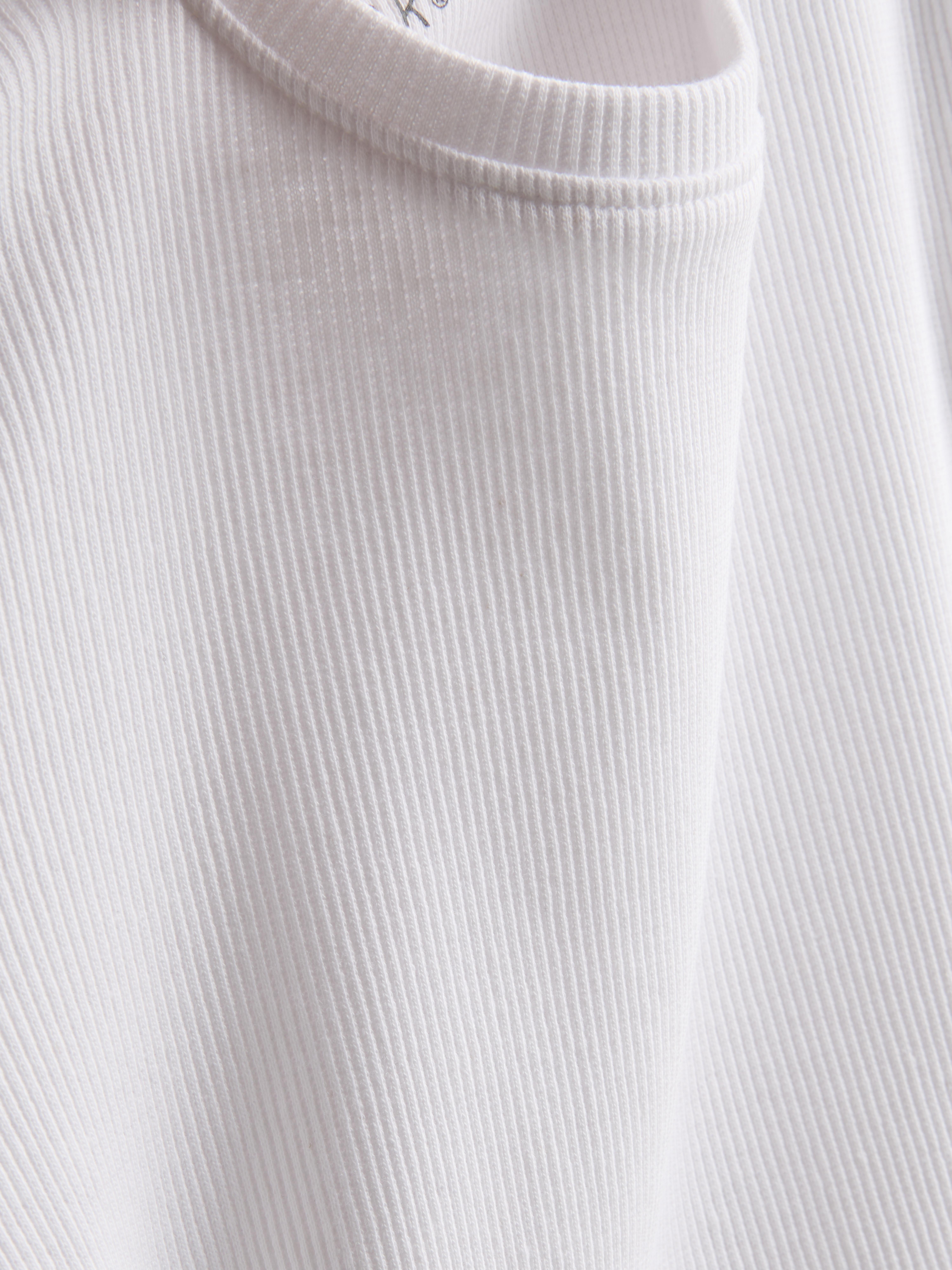 1,5-8 jr | Geribd T-shirt met geschulpte rand