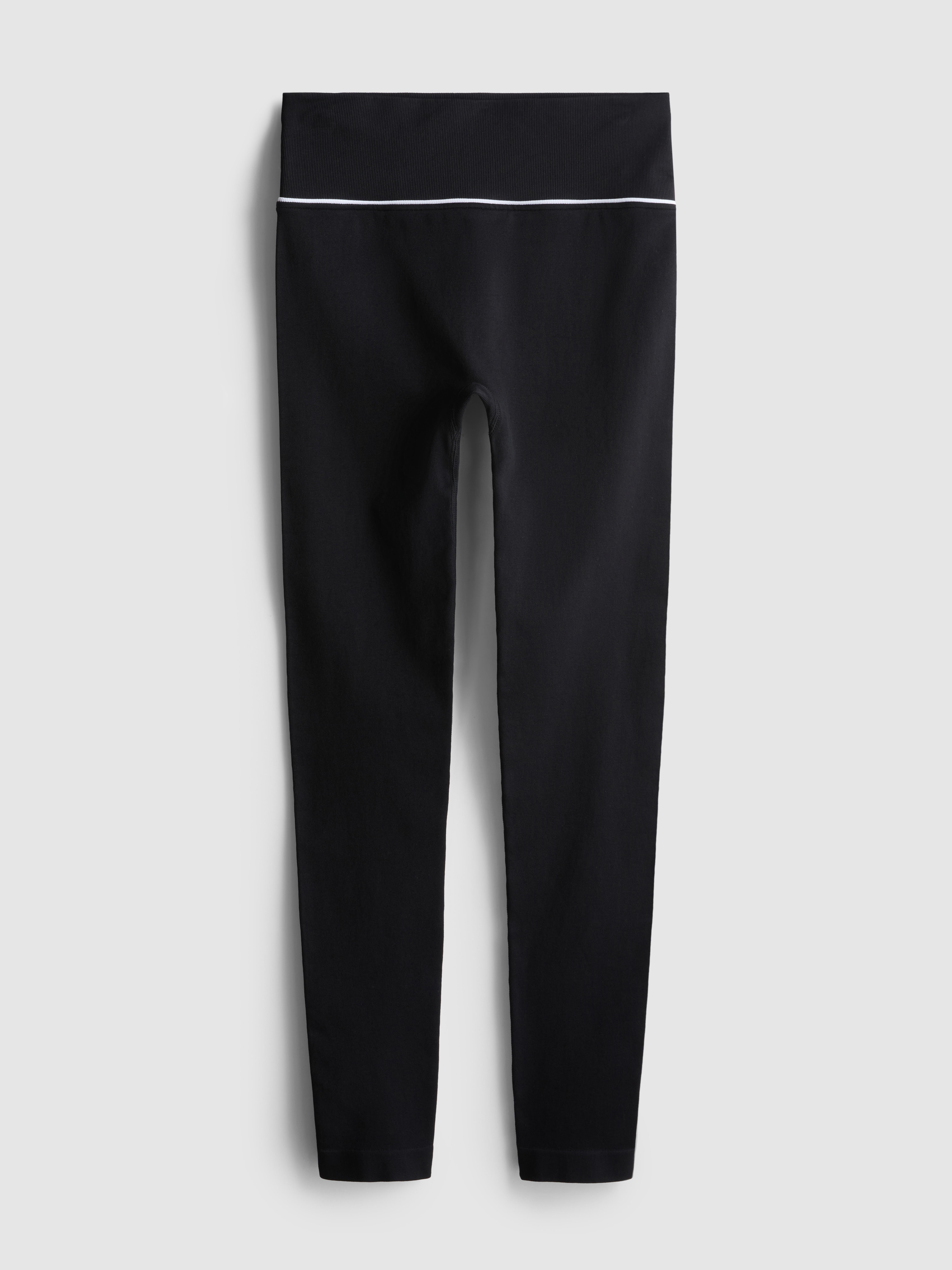 Women's Black Seamless Active Leggings