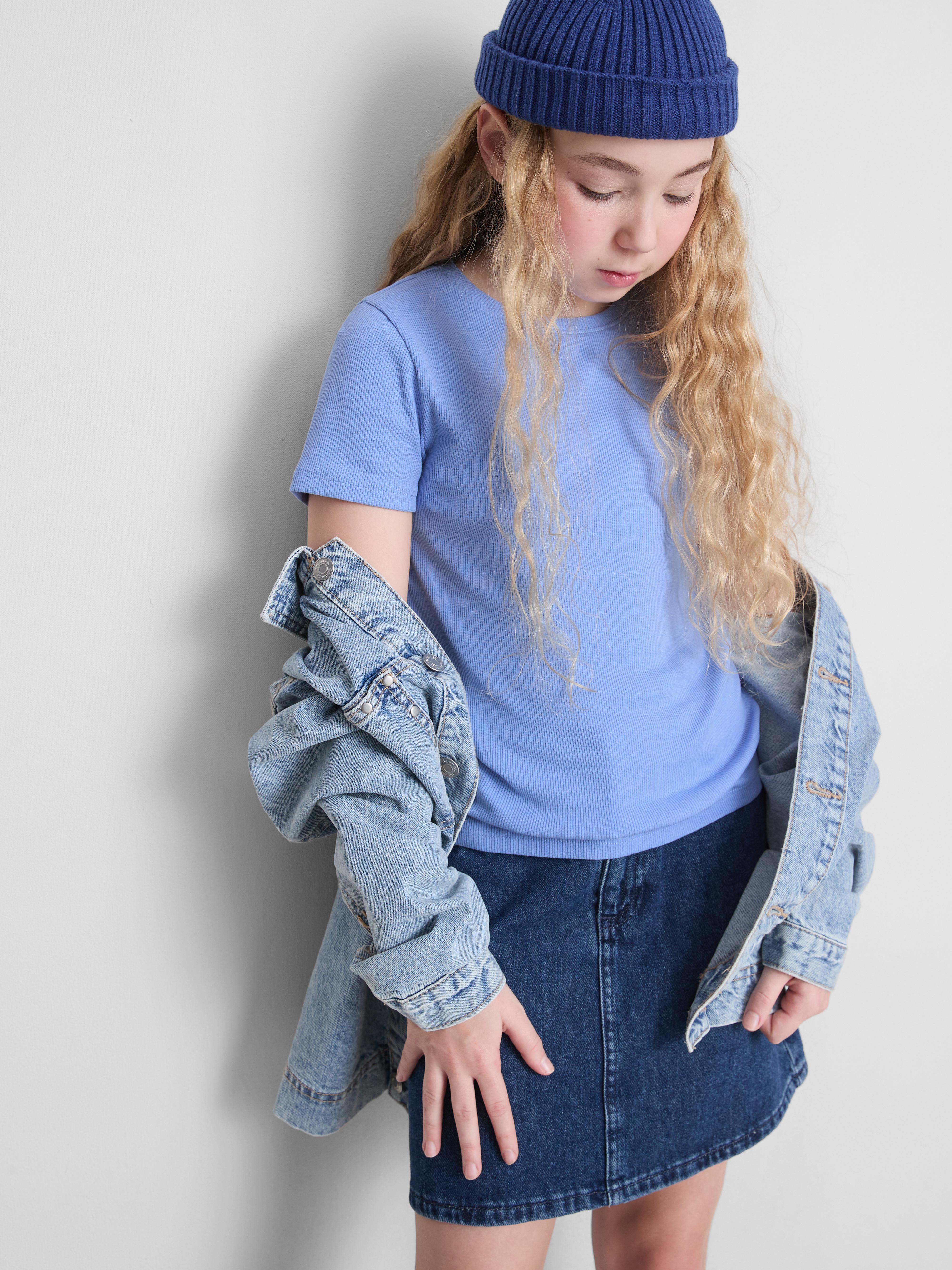 7-15yrs |  Ribbed T-Shirt