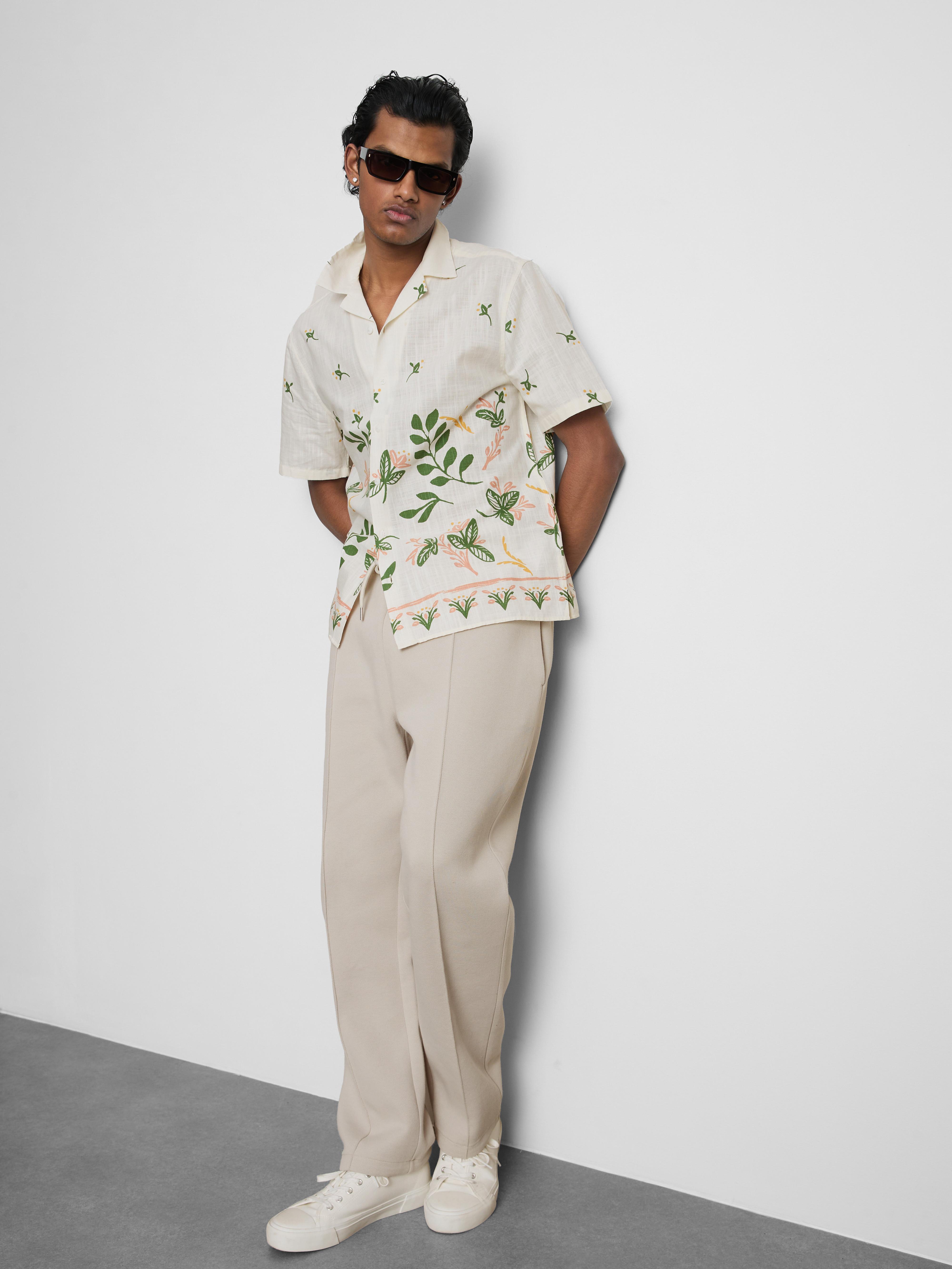 Short Sleeve Floral Shirt