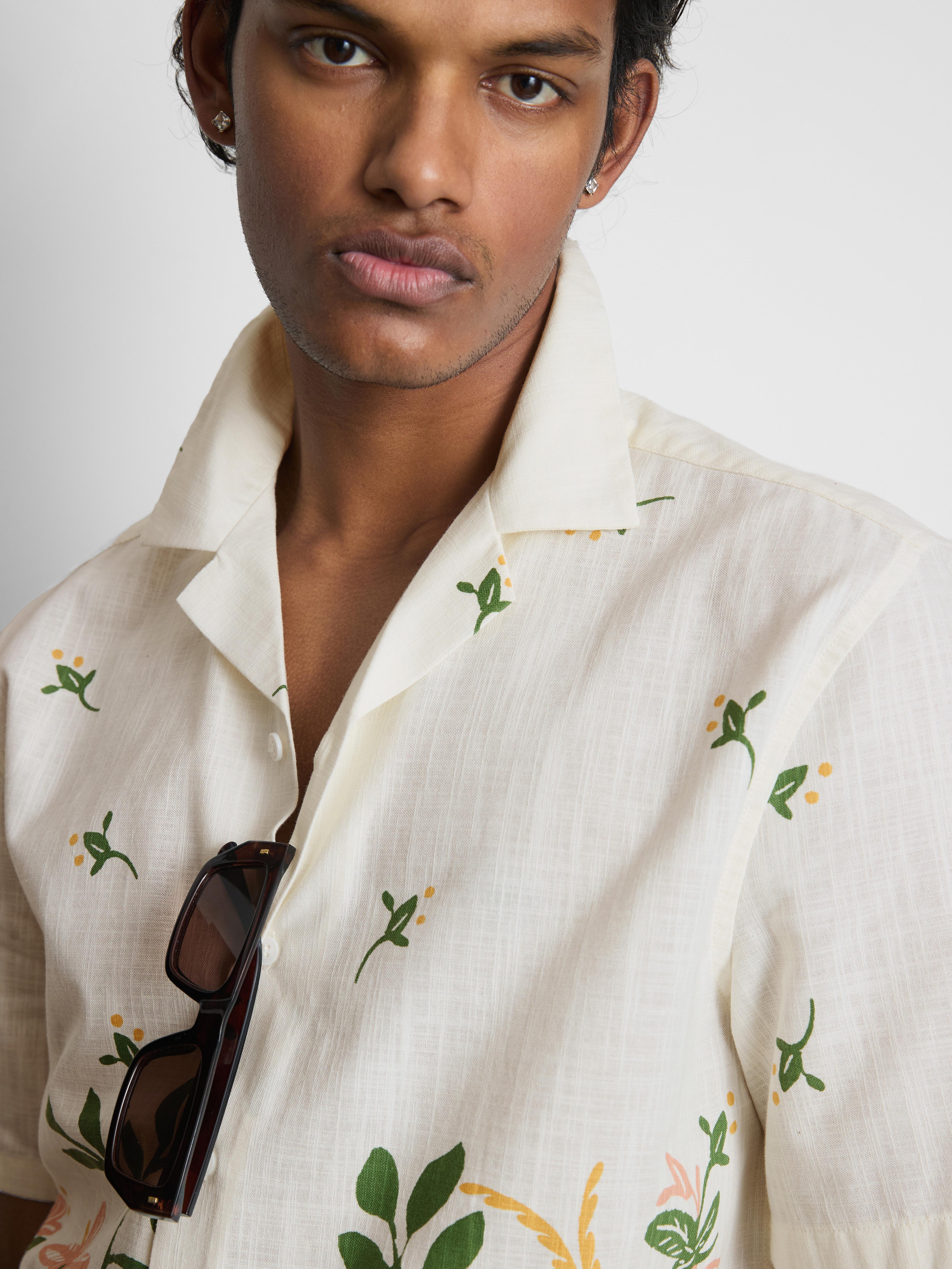 Short Sleeve Floral Shirt