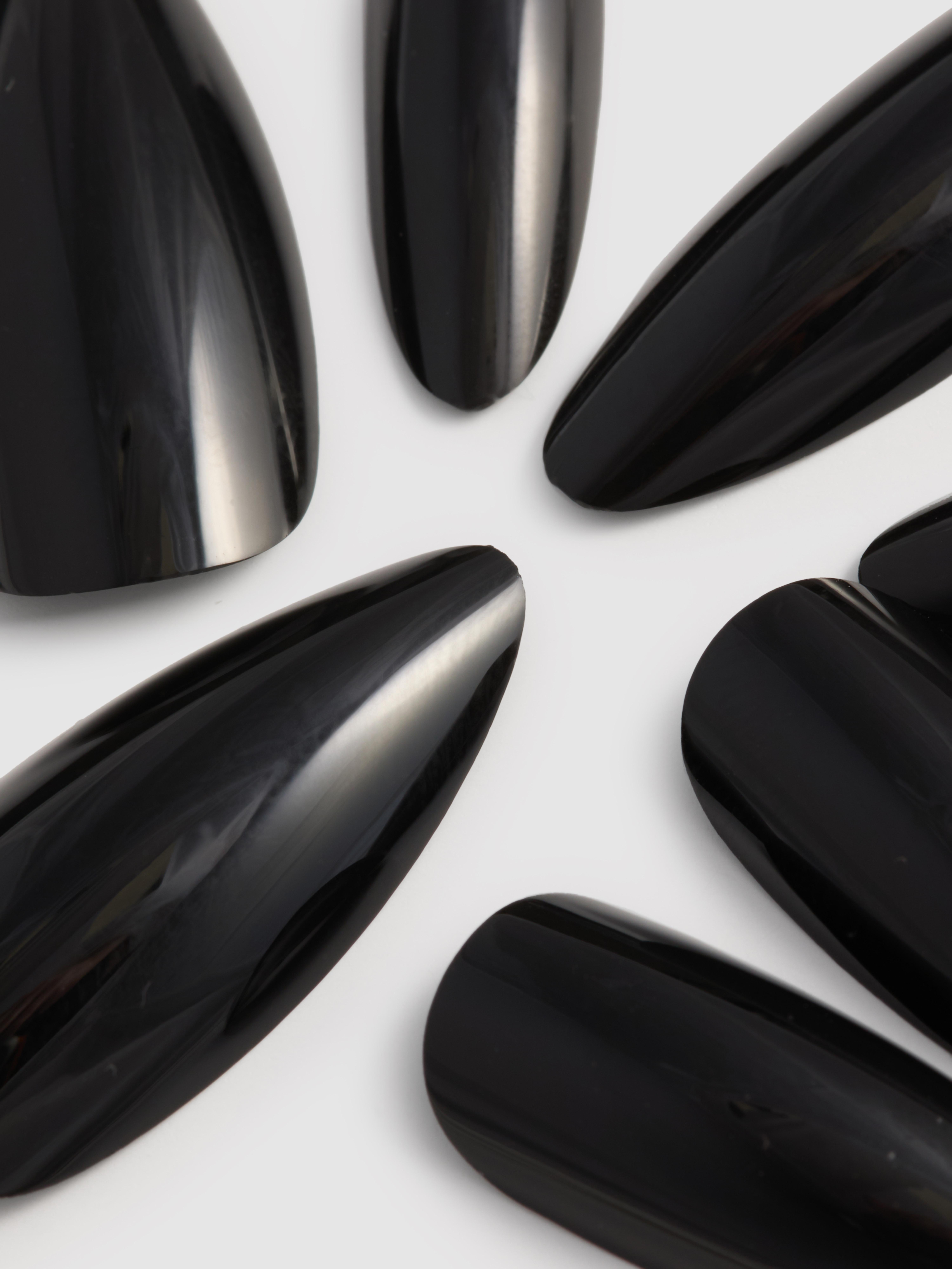 Faux ongles brillants stiletto PS...