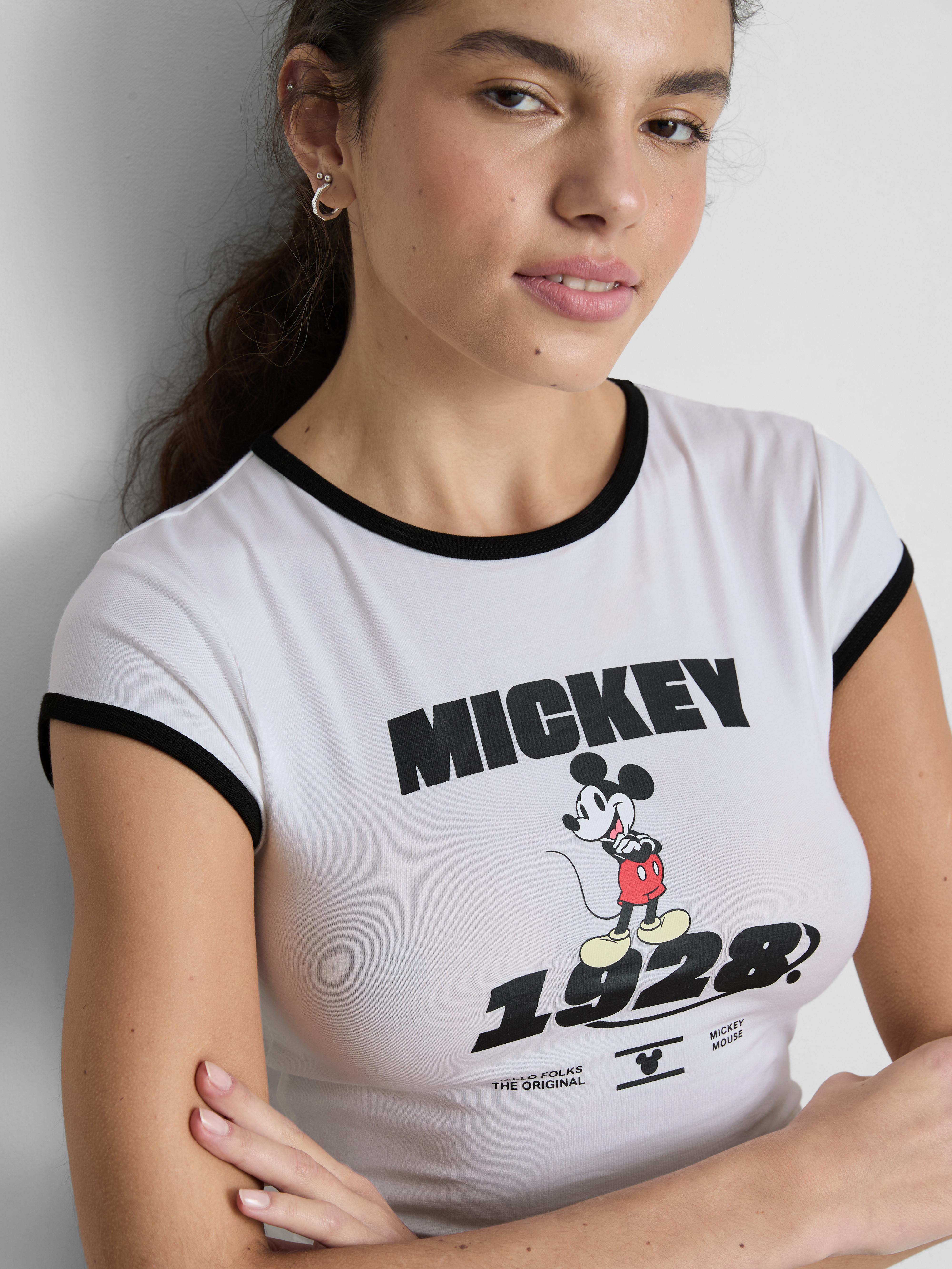 Disney X Mimi Webb Mickey Mouse Ringer Baby Tee