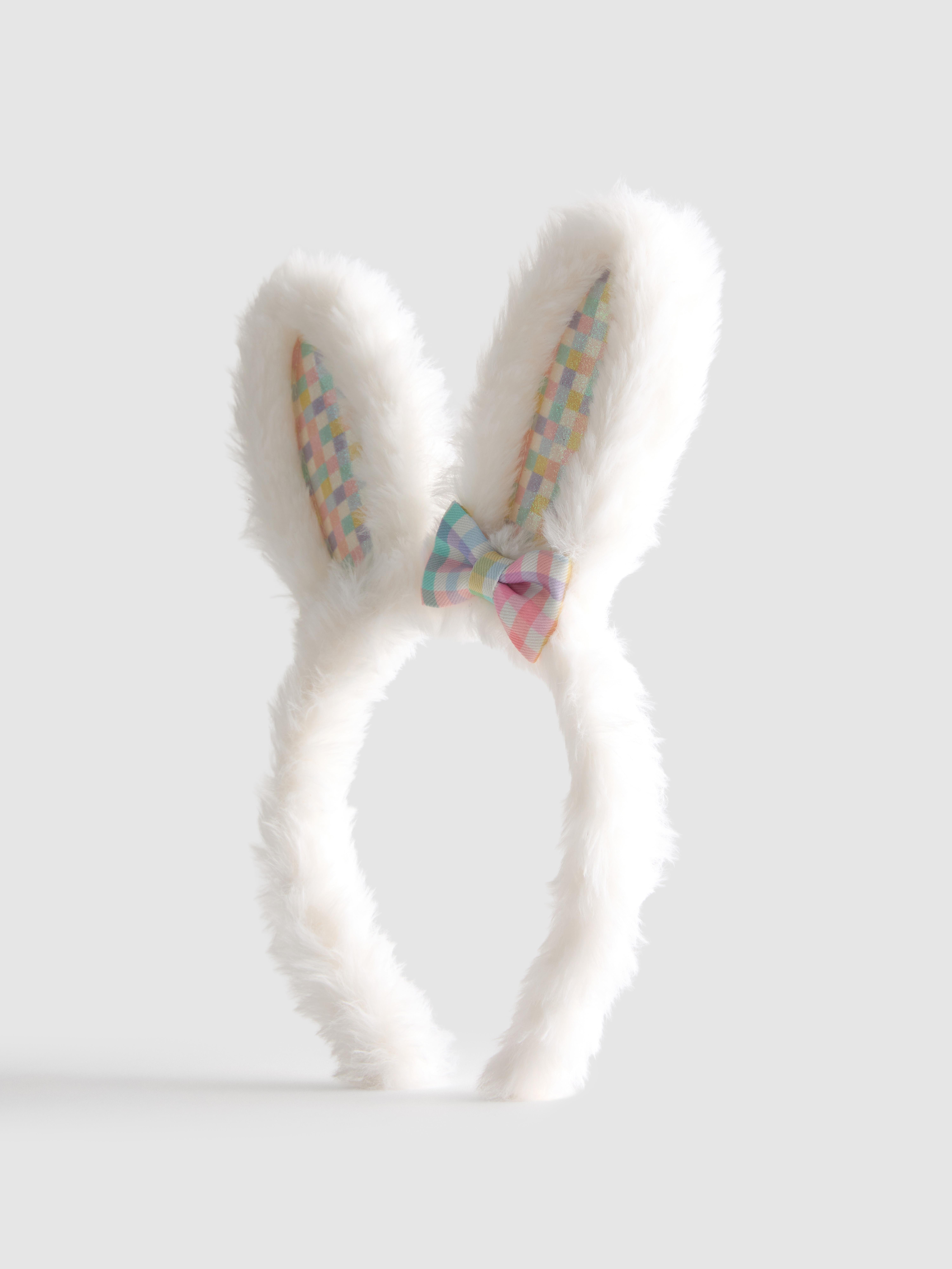 Plush Bunny Ear Headband