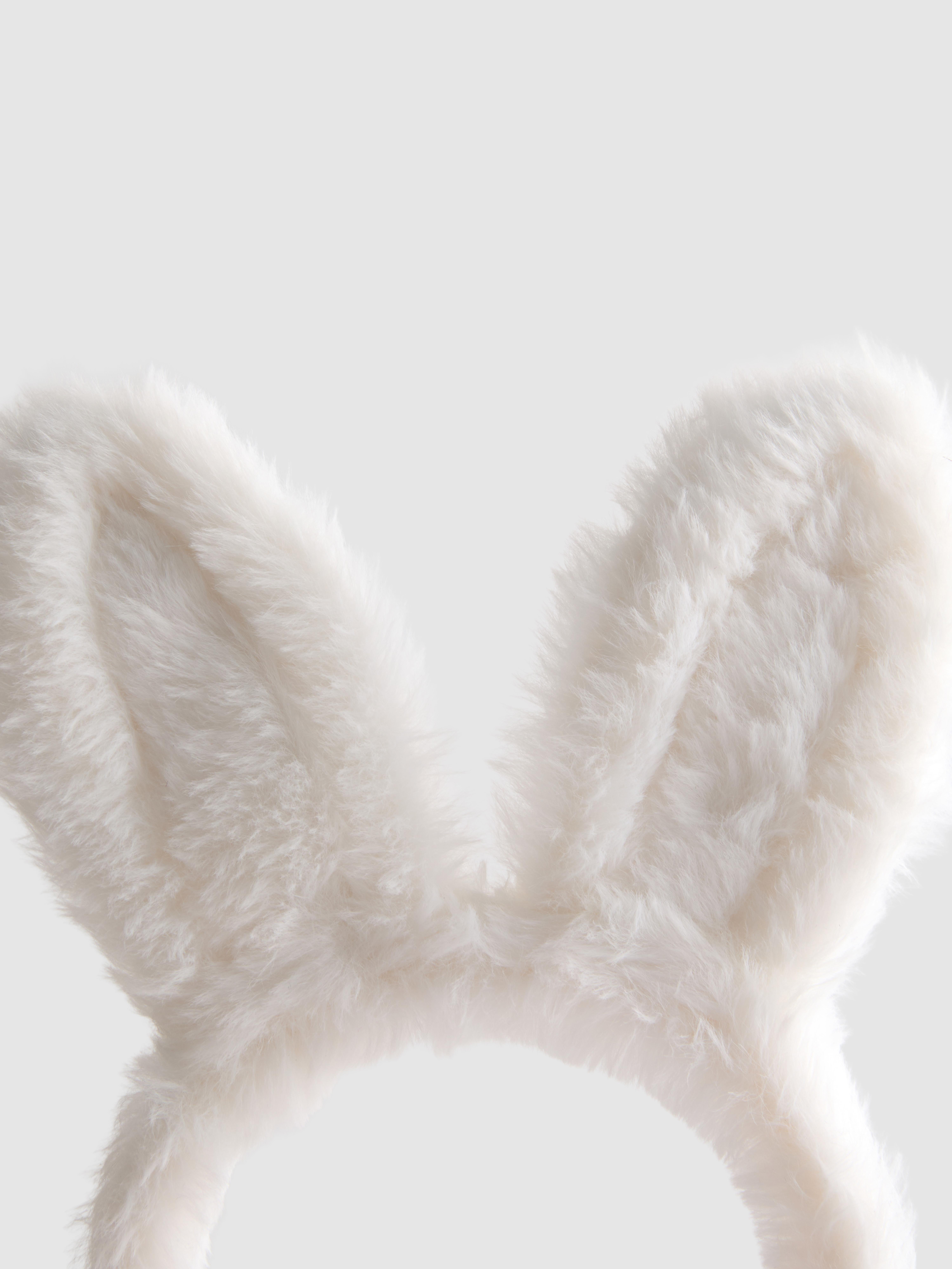 Plush Bunny Ear Headband