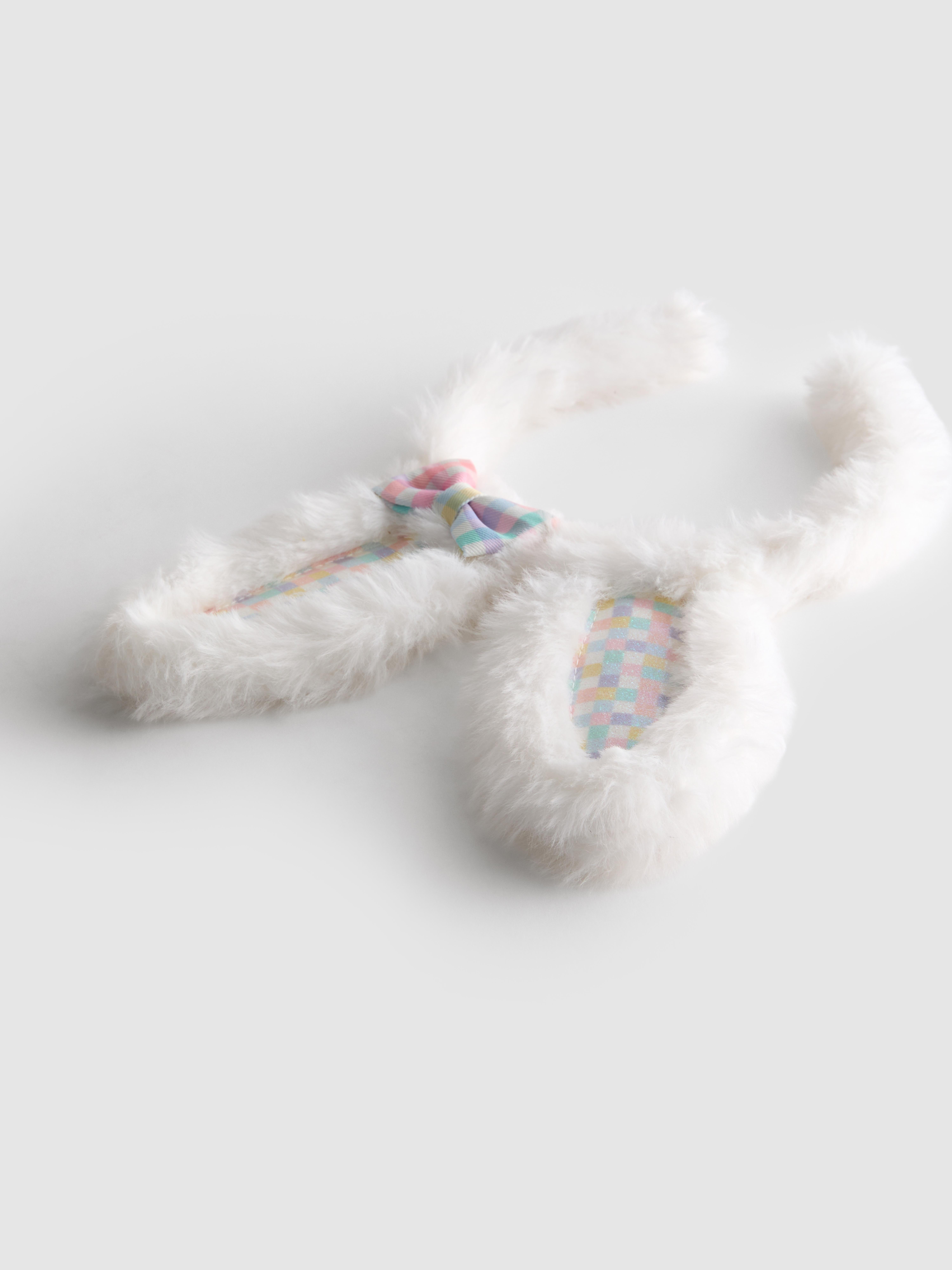 Plush Bunny Ear Headband