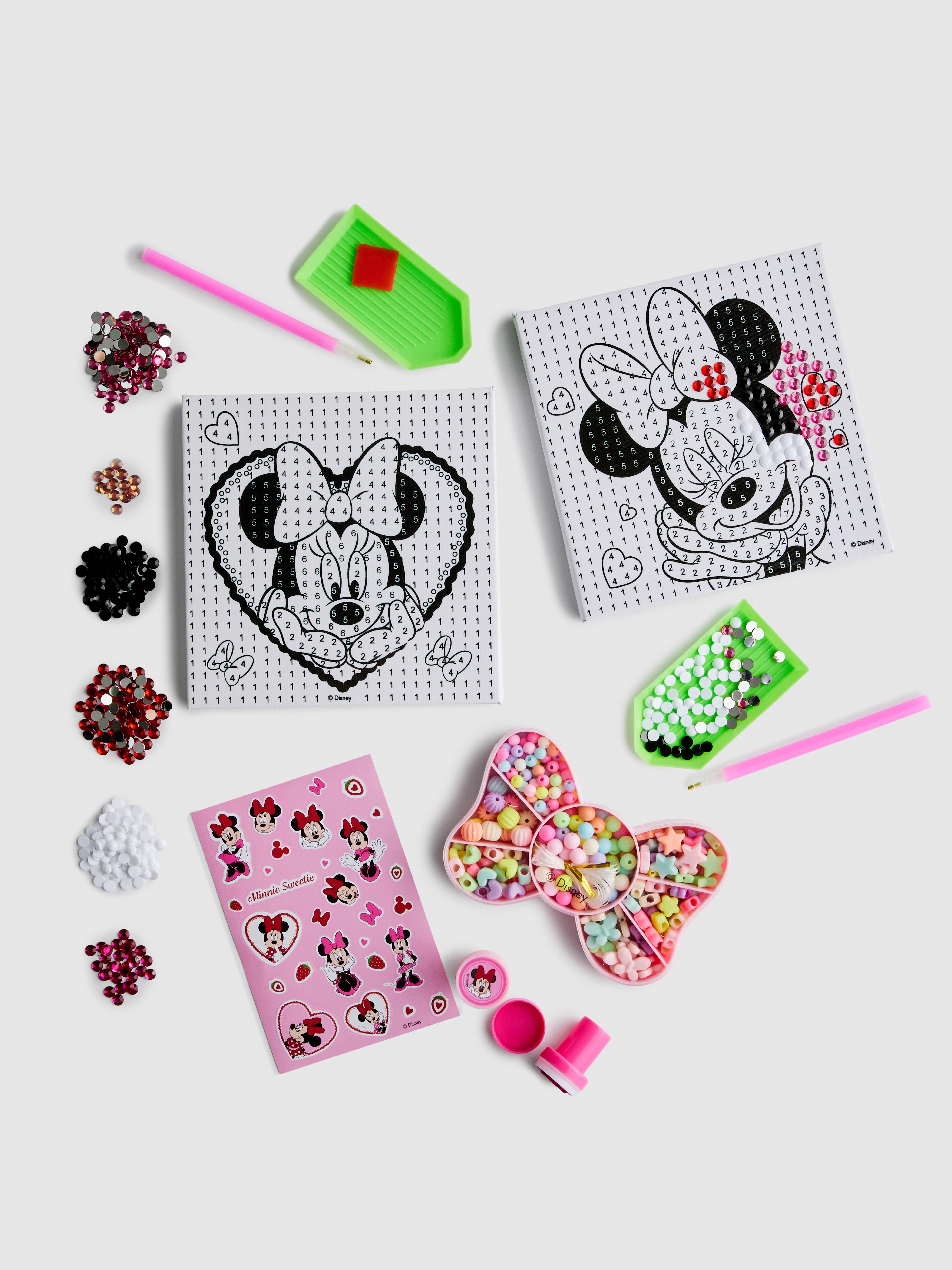 Disney's Minnie Mouse Gem By Numbers Set