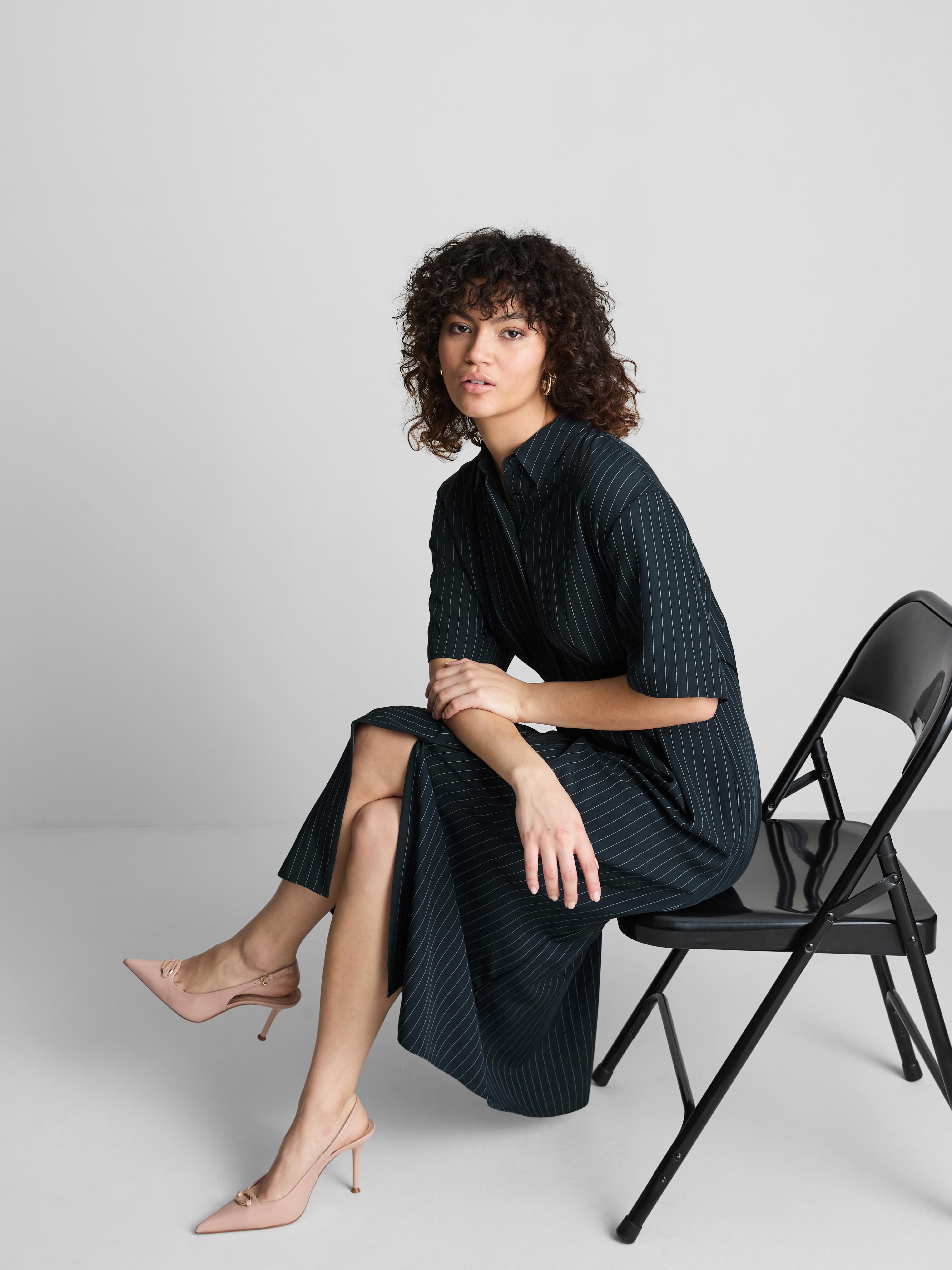 Halflange overhemdjurk