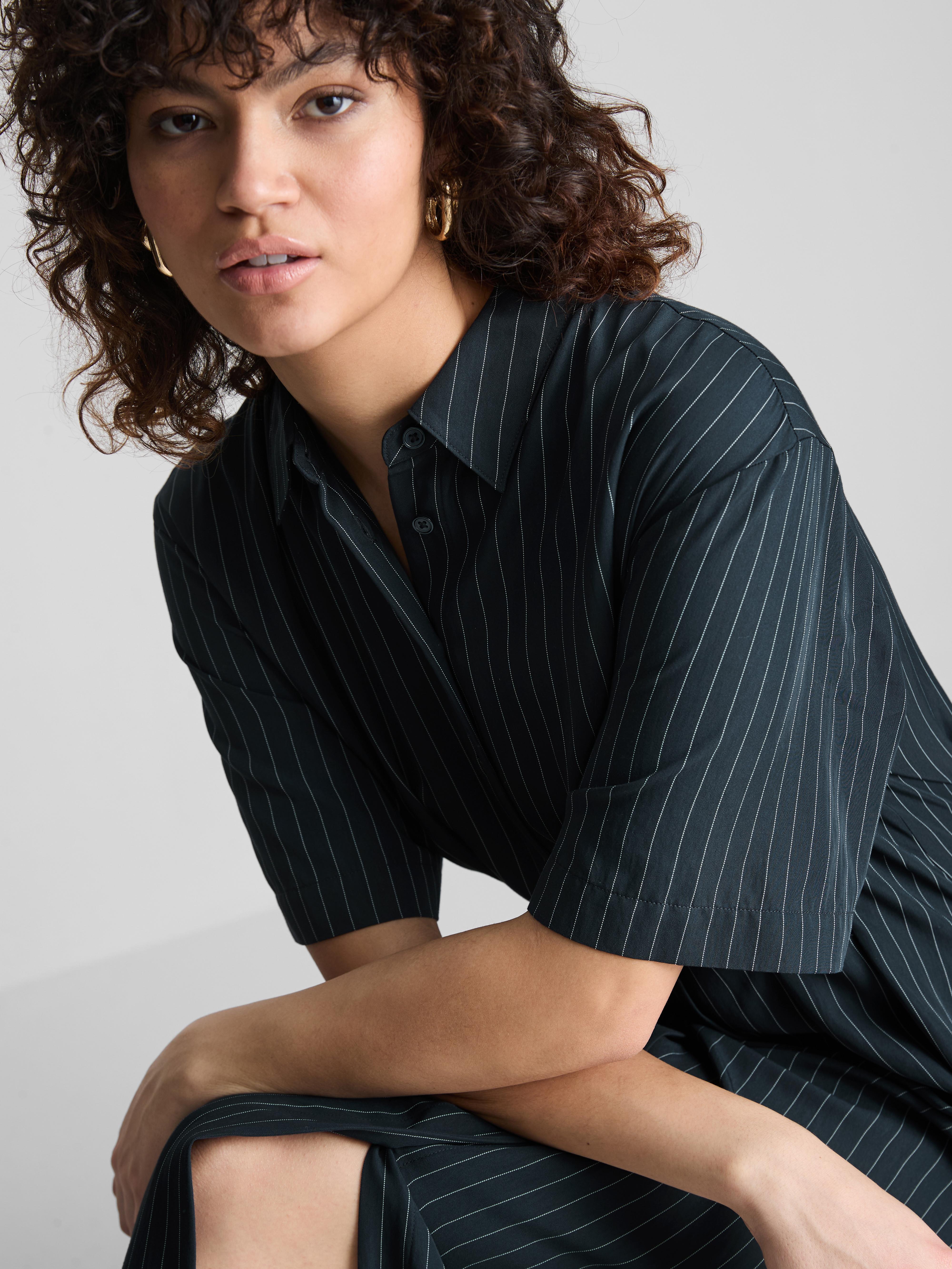 Halflange overhemdjurk