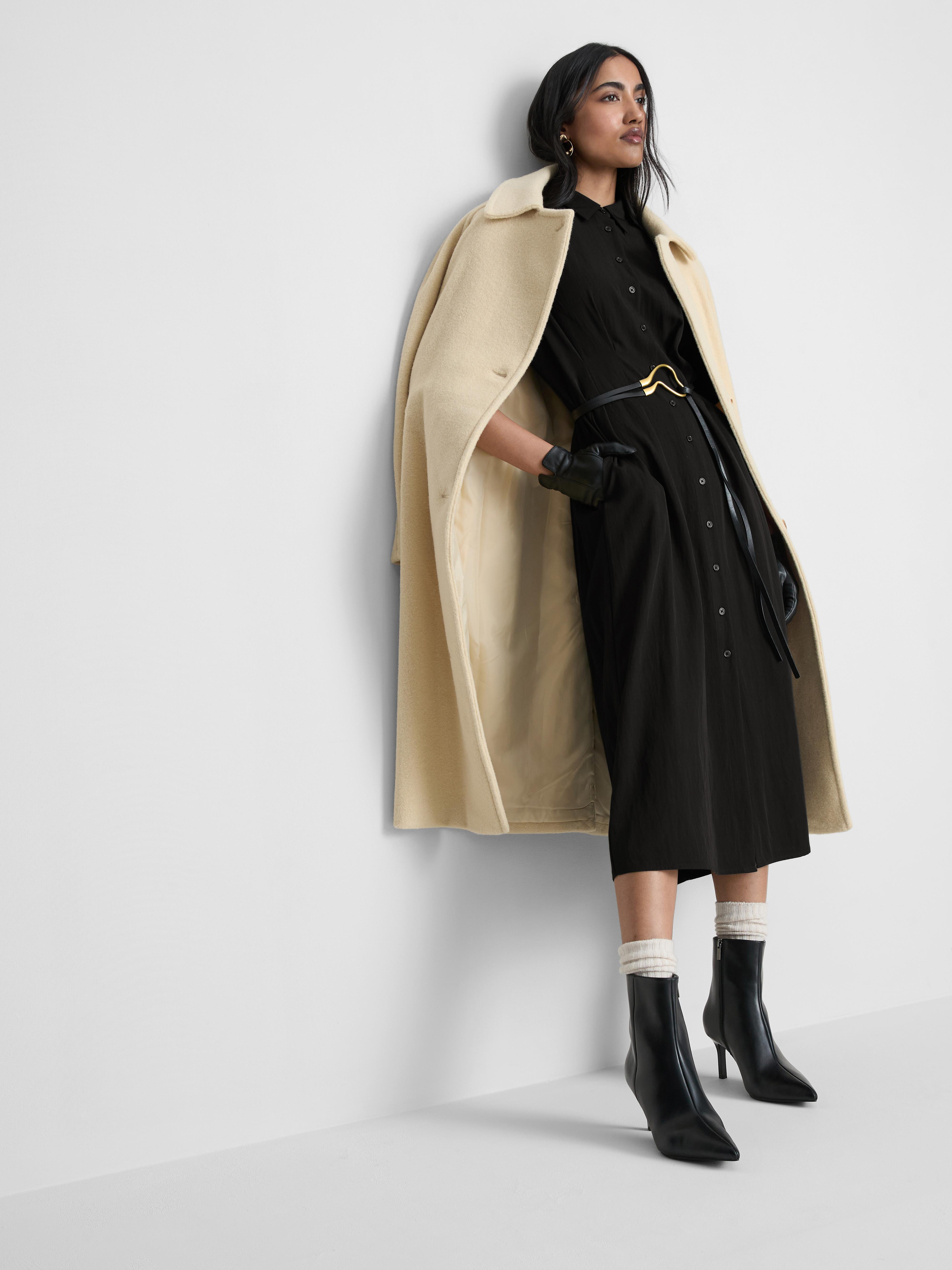 Vestido camisero midi