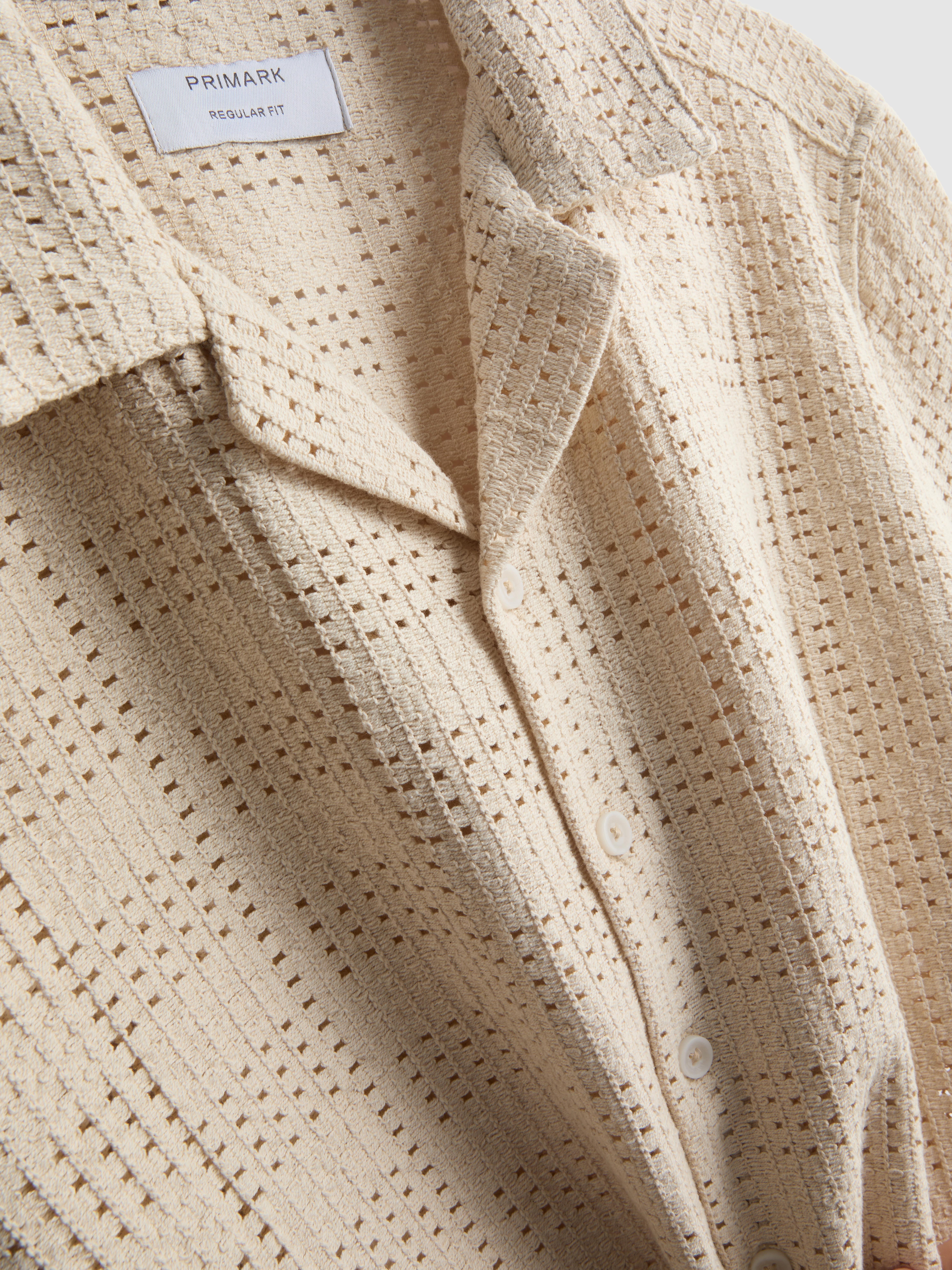 Checkerboard Crochet Shirt