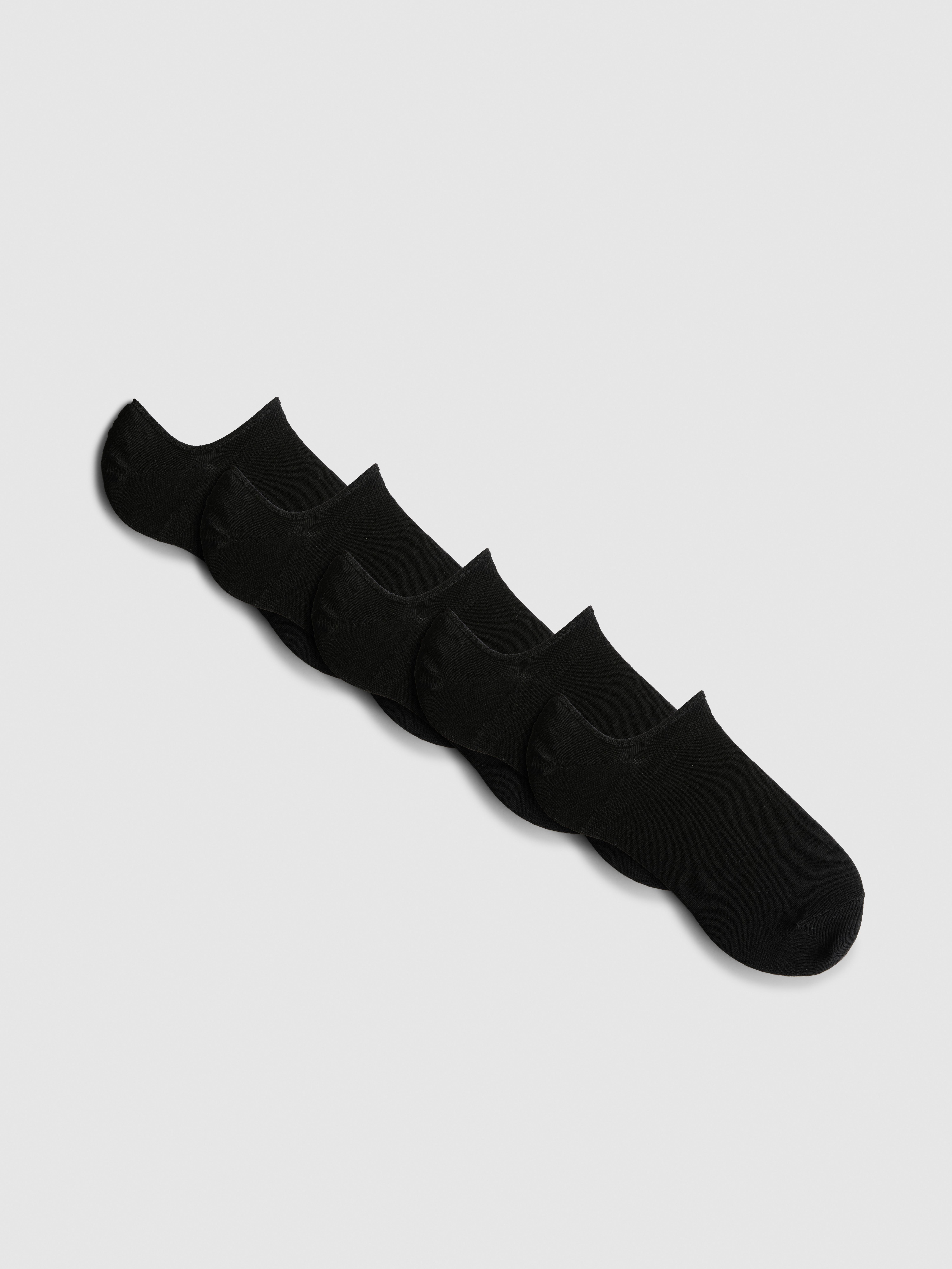 5-Pack Essential Invisible Socks