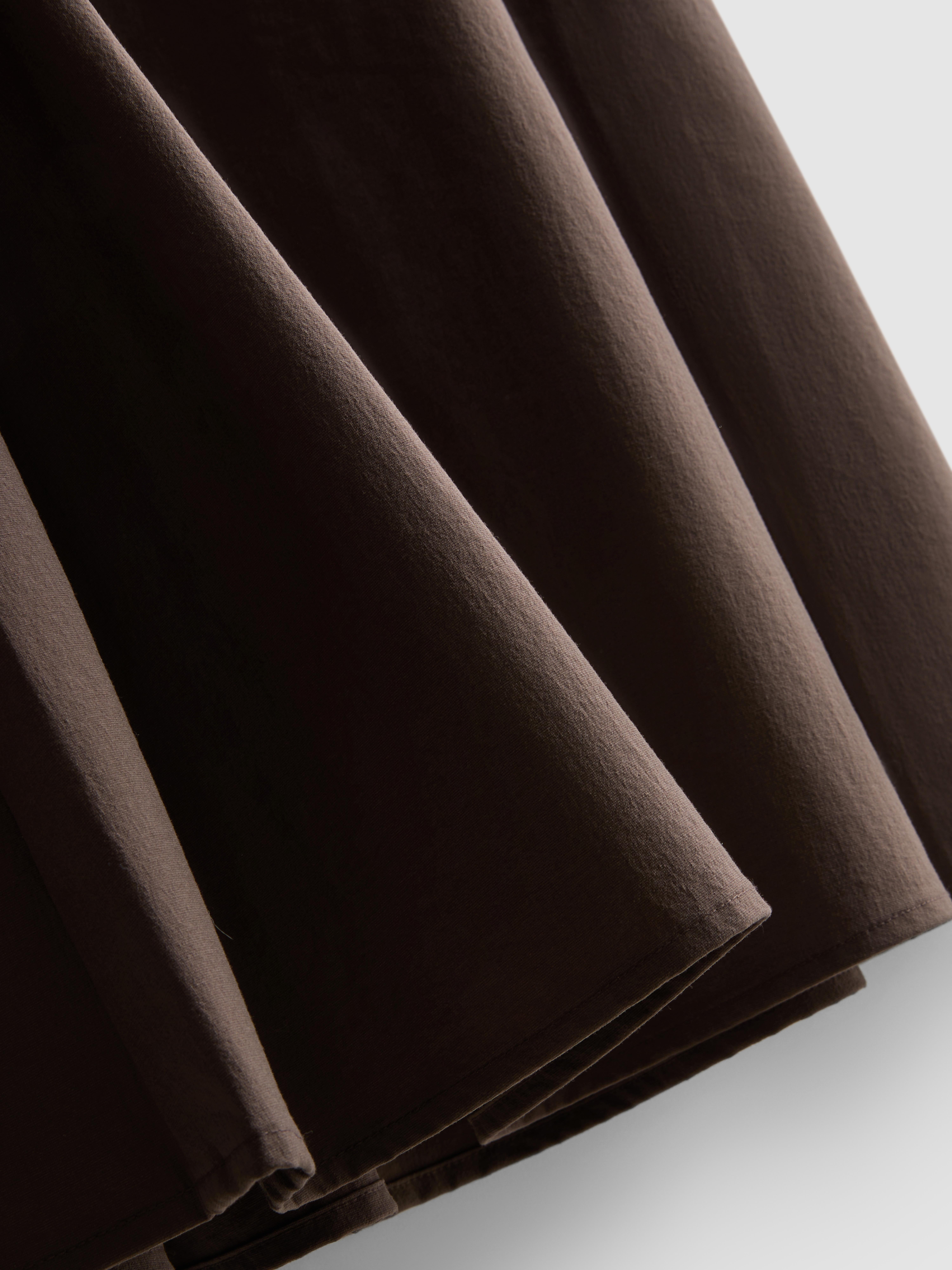 Women's Chocolate Circle Midi Skirt