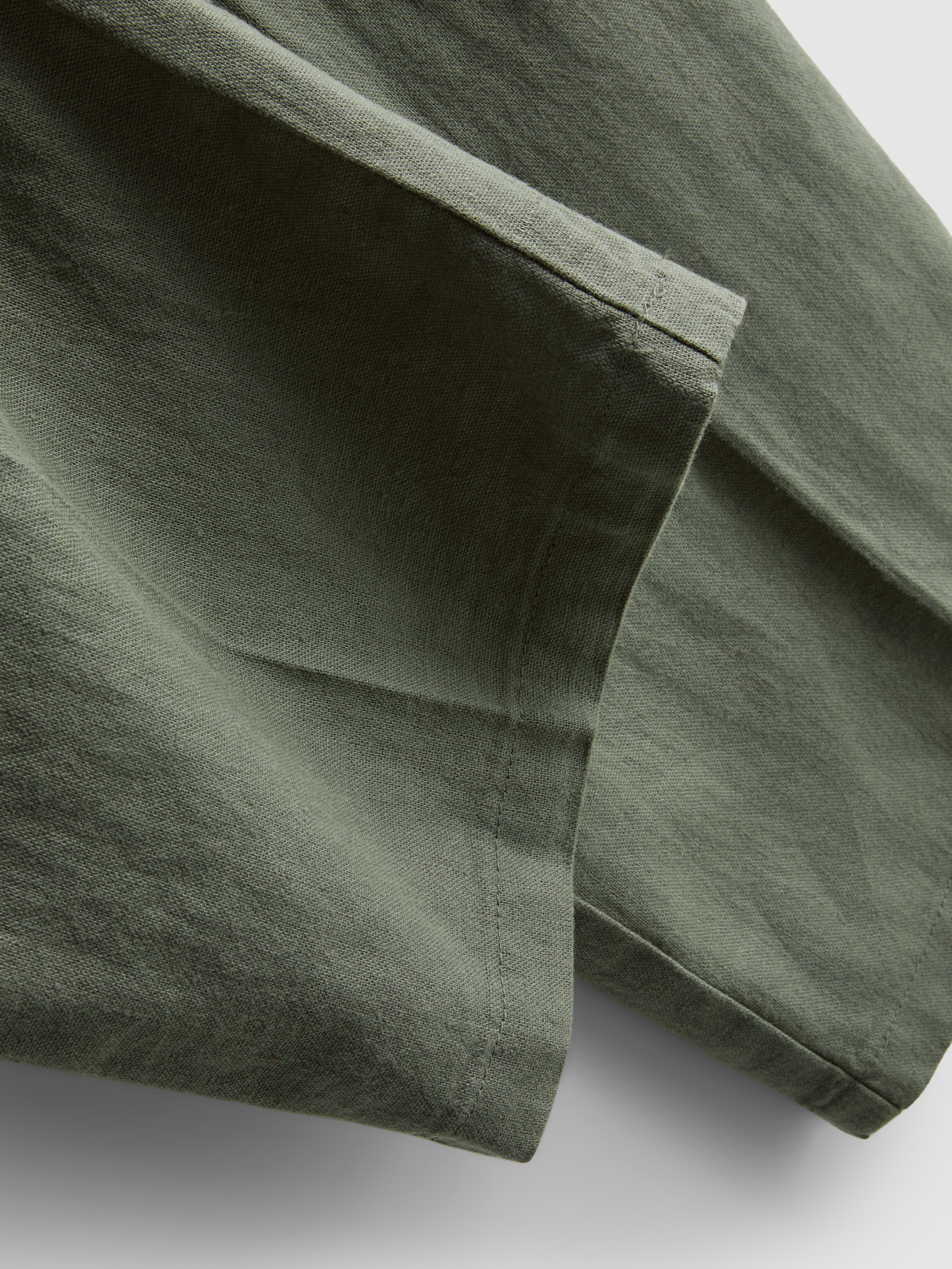 The Edit Linen Blend Relaxed Pants