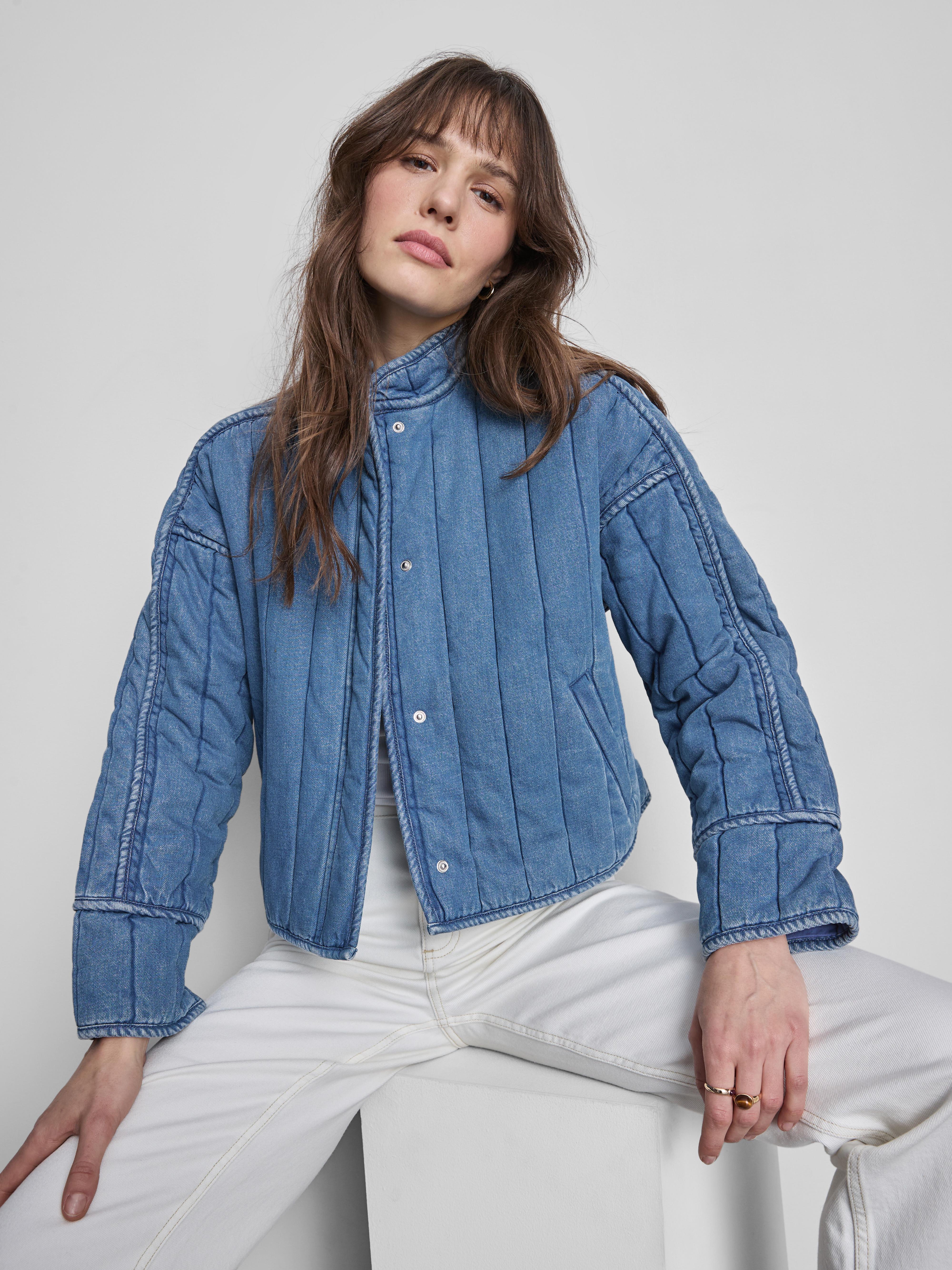 Quilted Denim Jacket