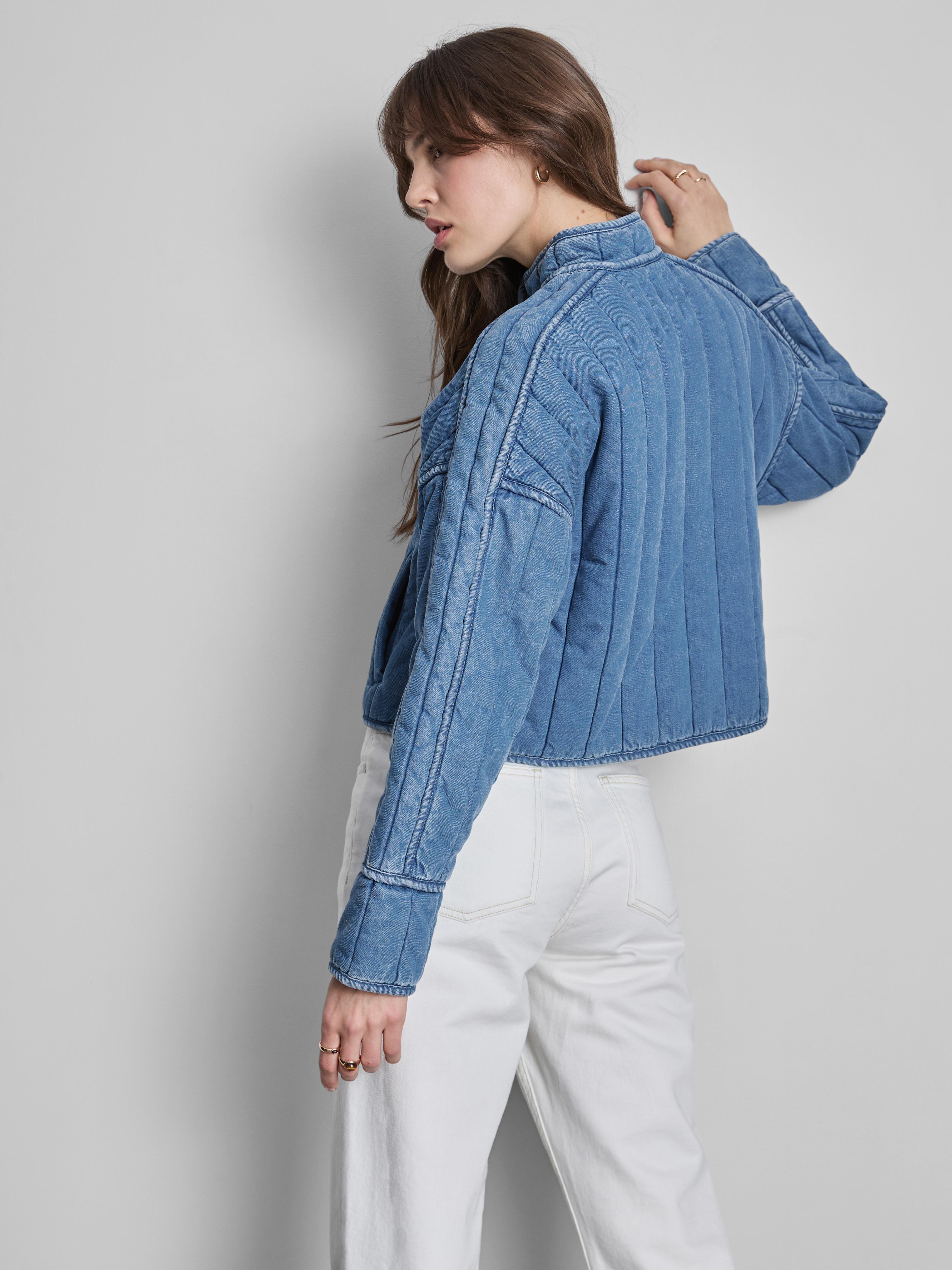 Quilted Denim Jacket