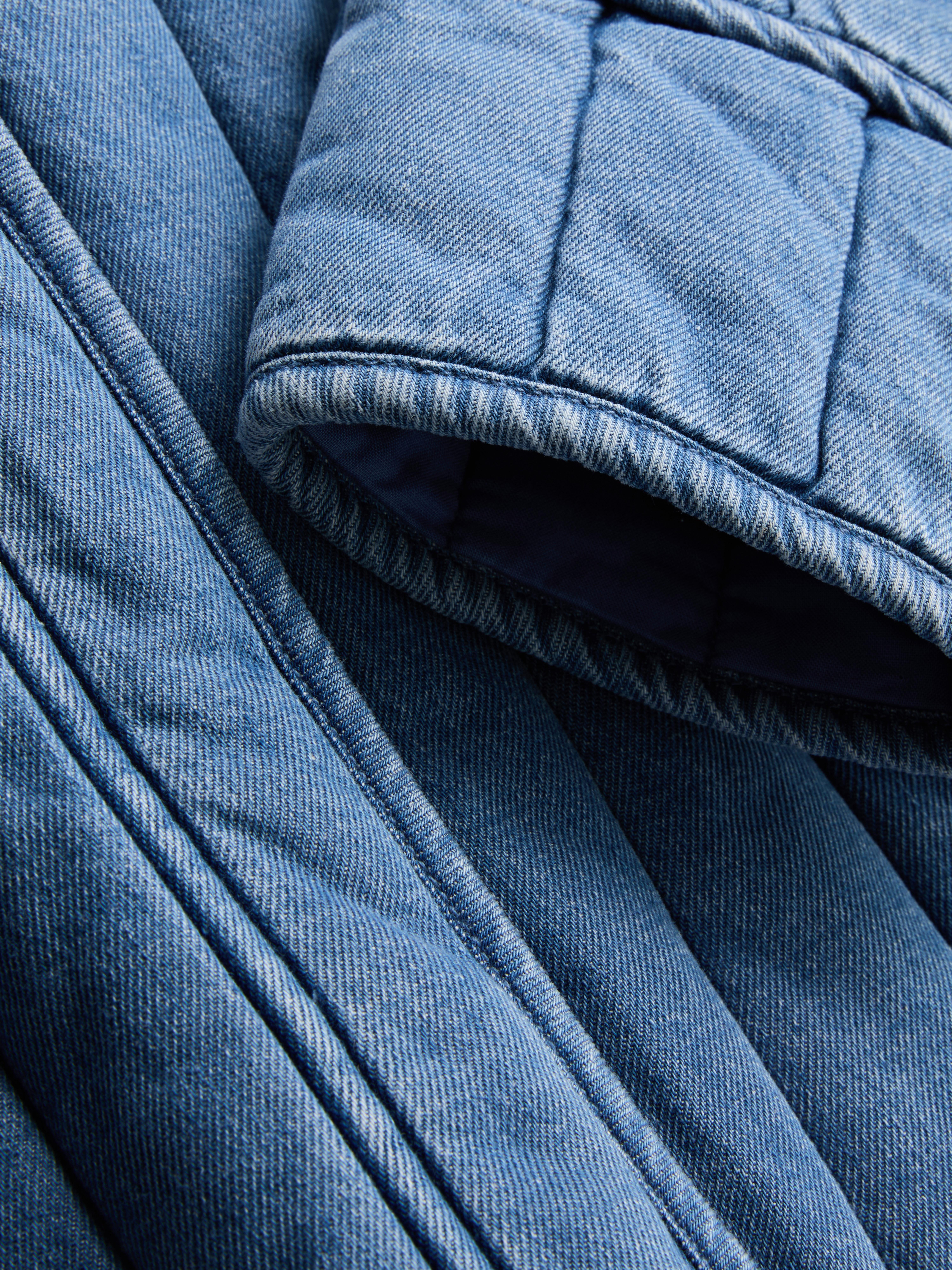 Quilted Denim Jacket