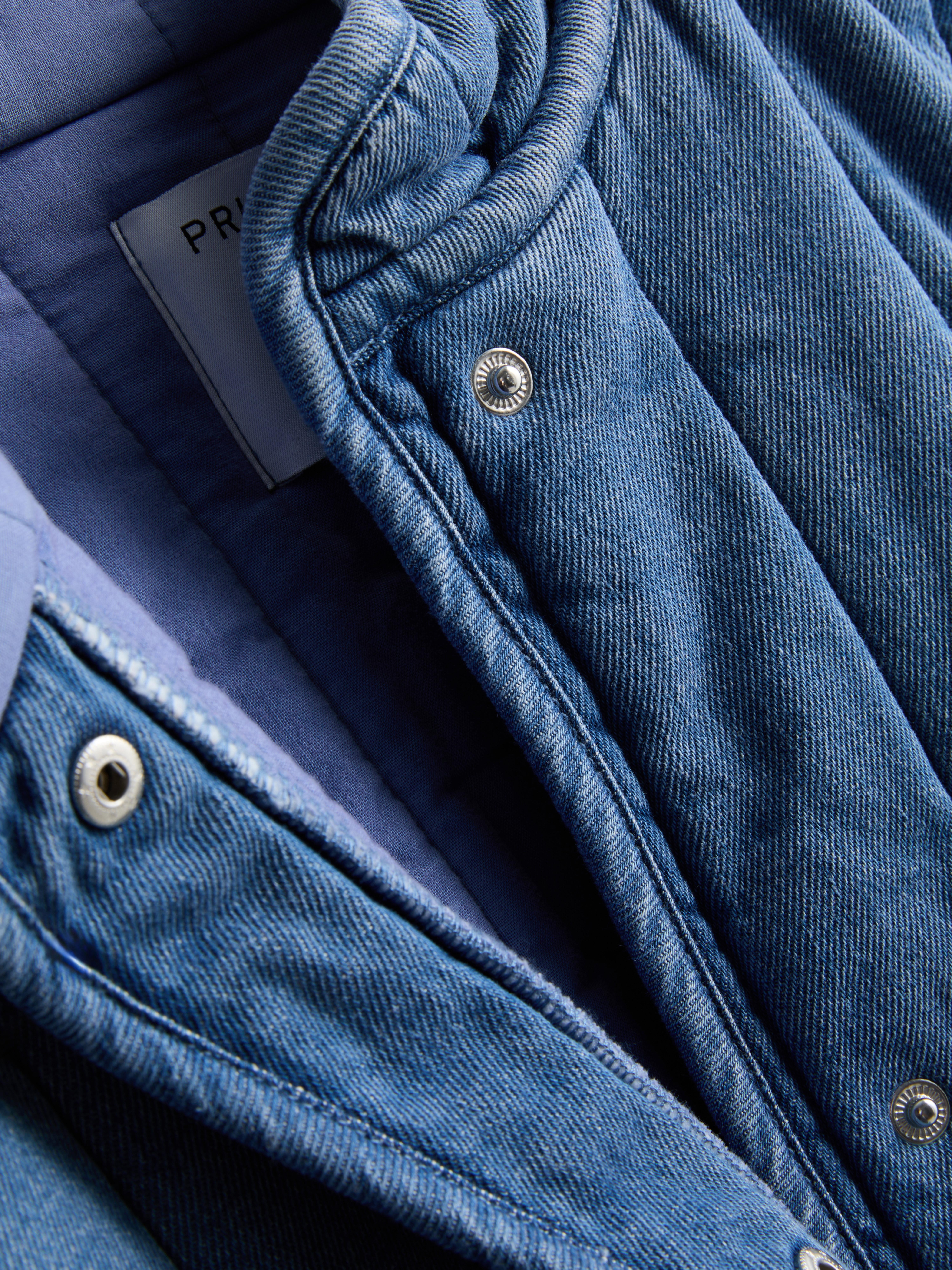 Quilted Denim Jacket