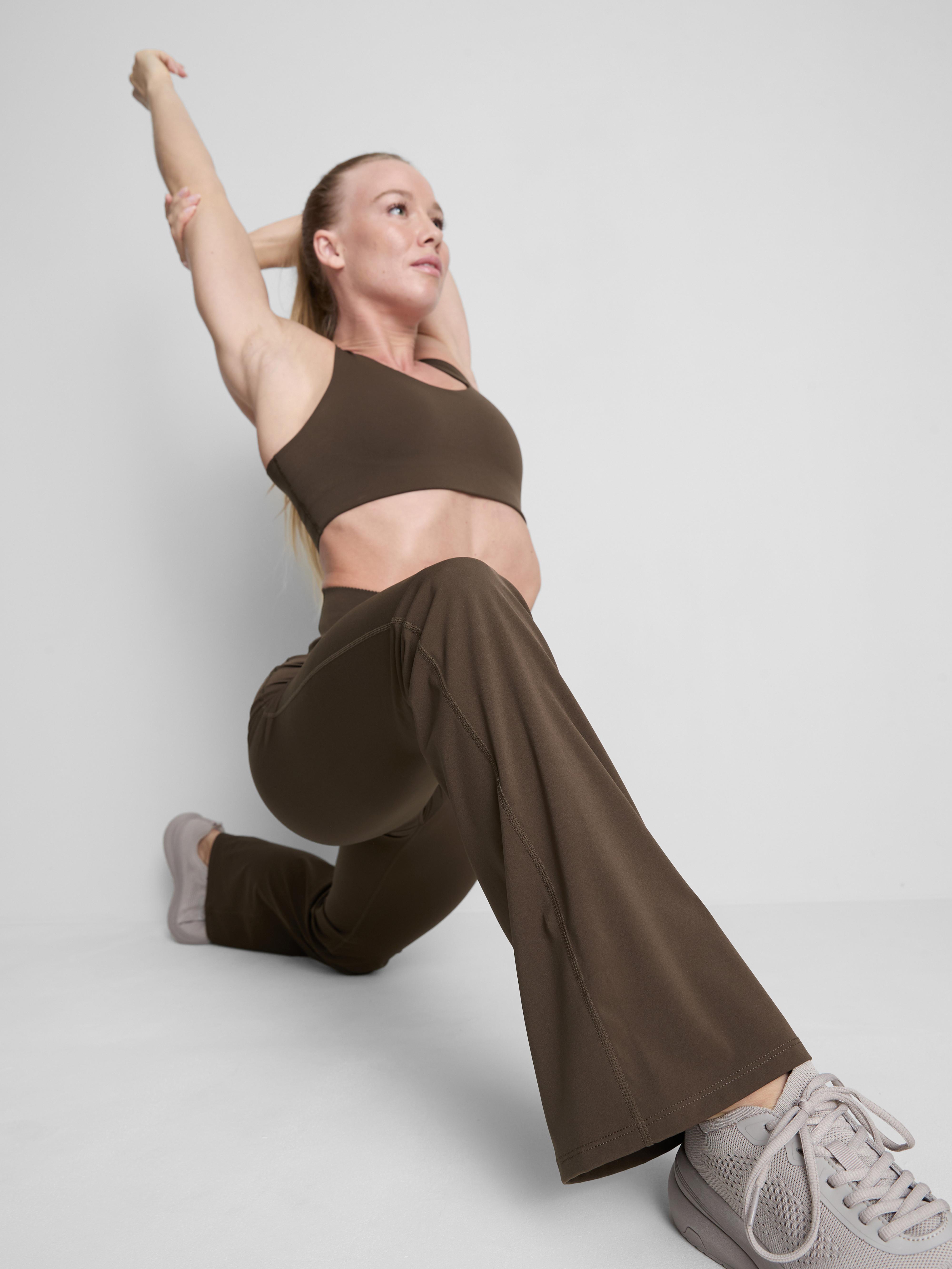 BodySculpt-sportlegging met wijd uitlopende pijpen