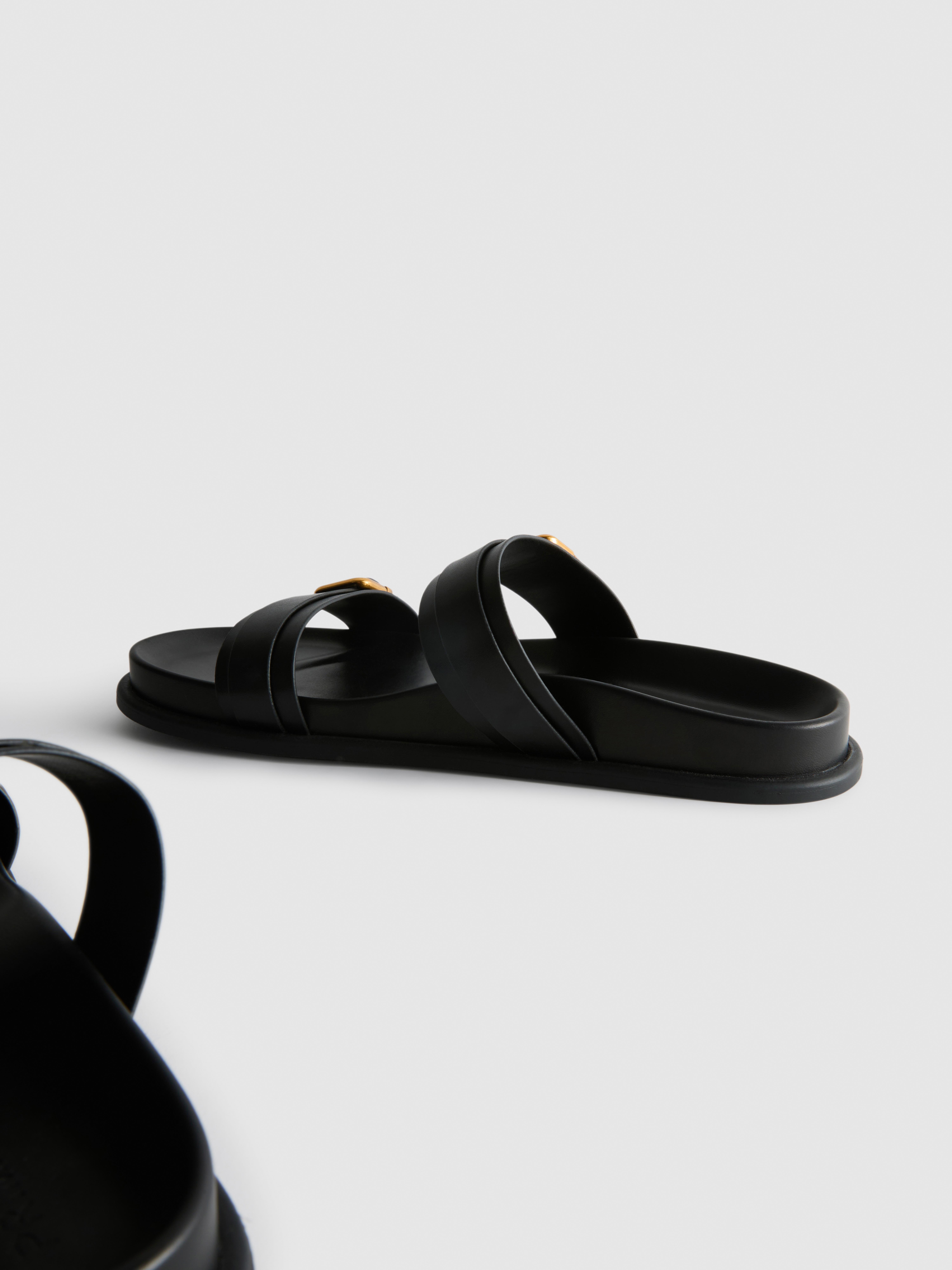 Double Strap Footbed Sandals
