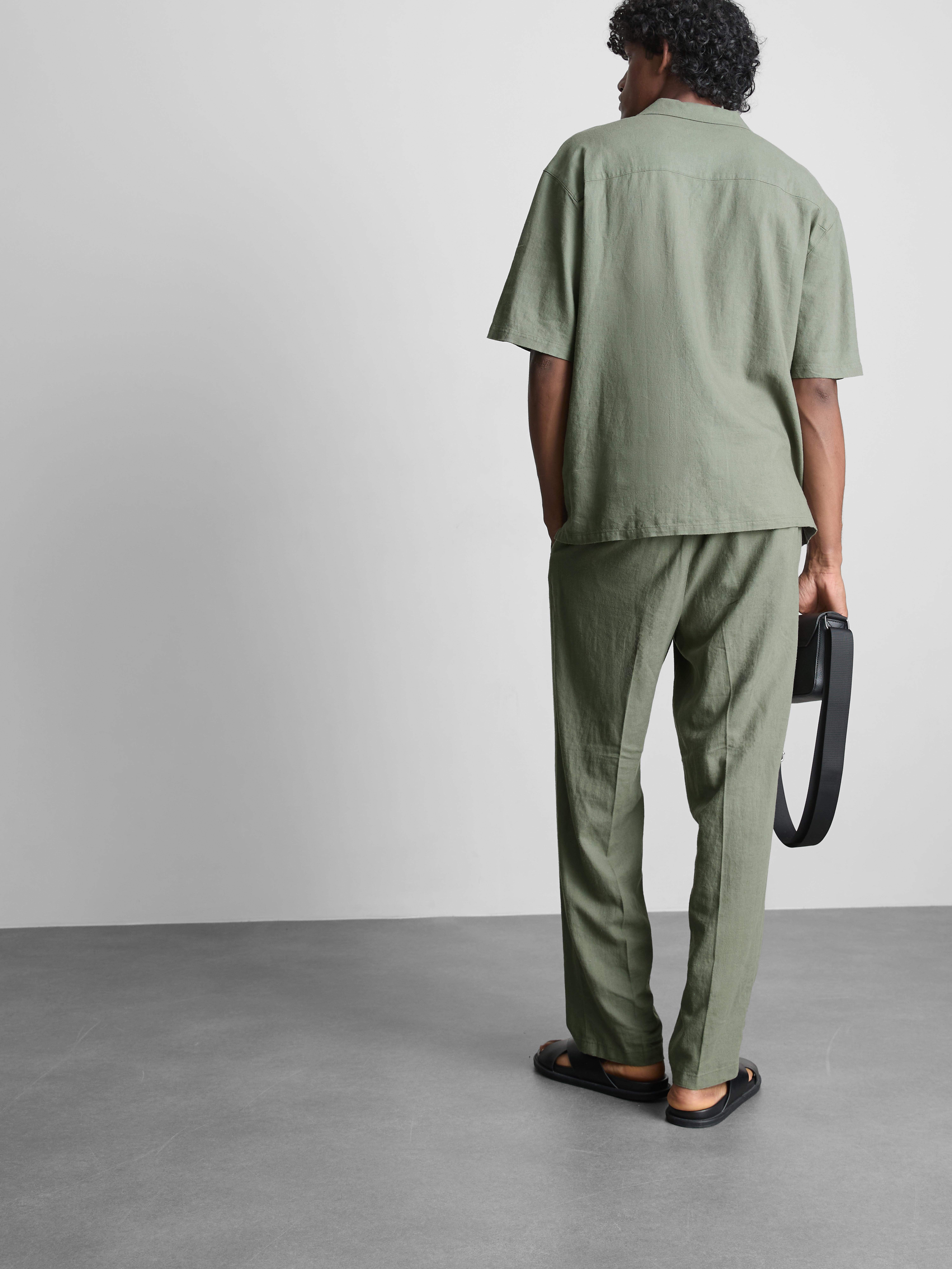 Chemise décontractée en lin mélangé The Edit