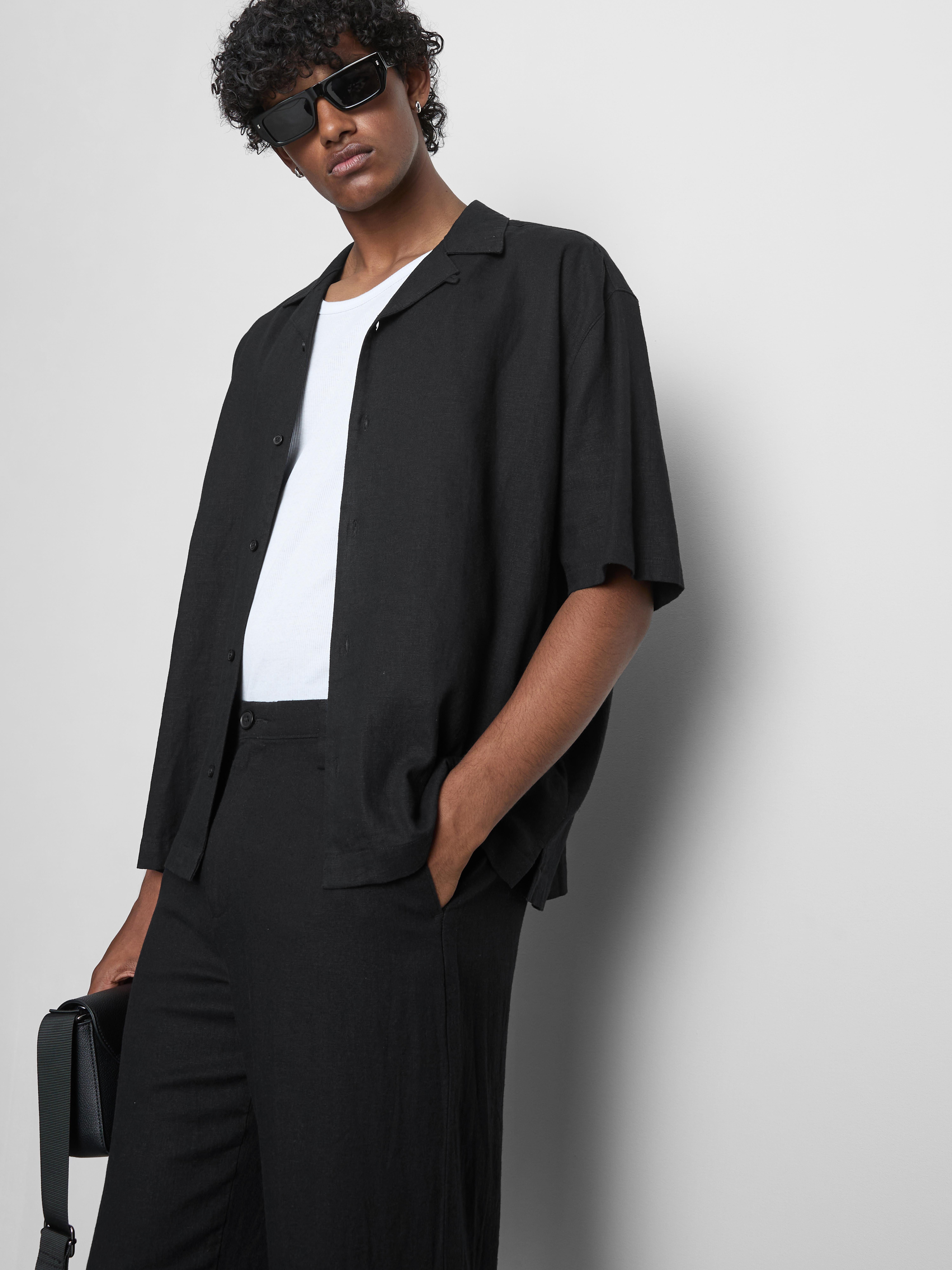 Chemise décontractée en lin mélangé The Edit