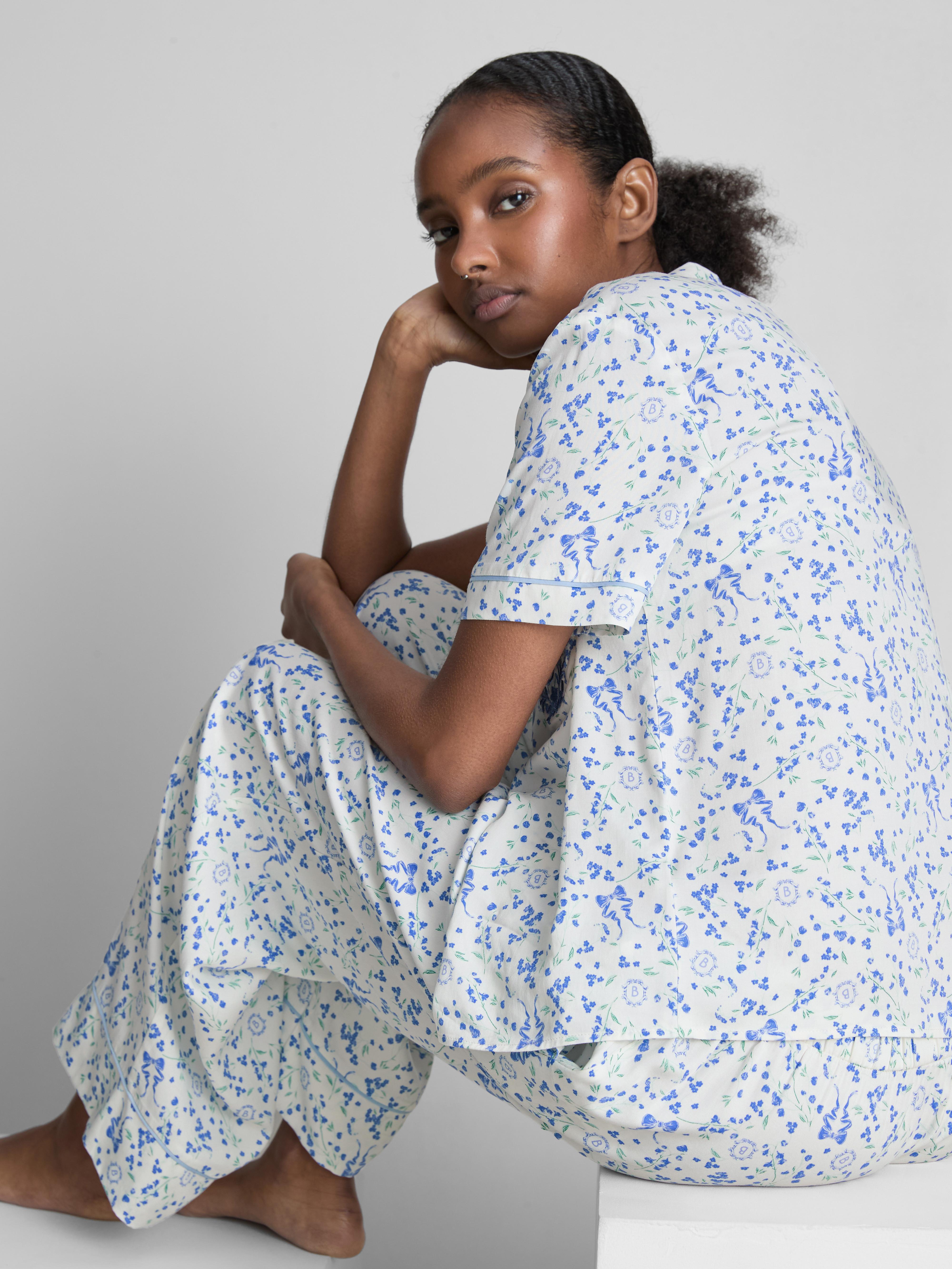 Bridgerton Floral Boyfriend Pajamas