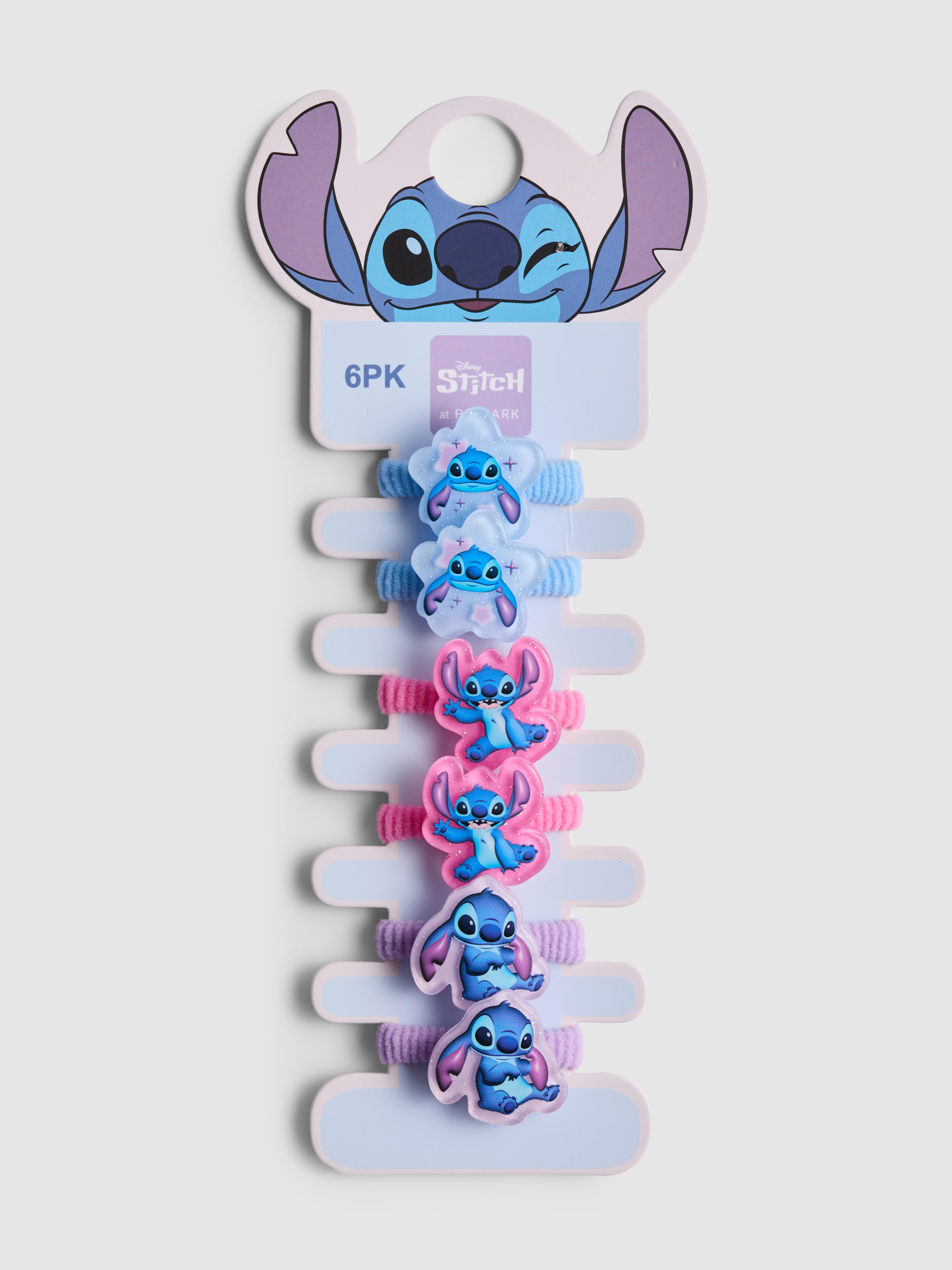 Girls Multi 6-Pack Disney’s Stitch Ponytail Holders