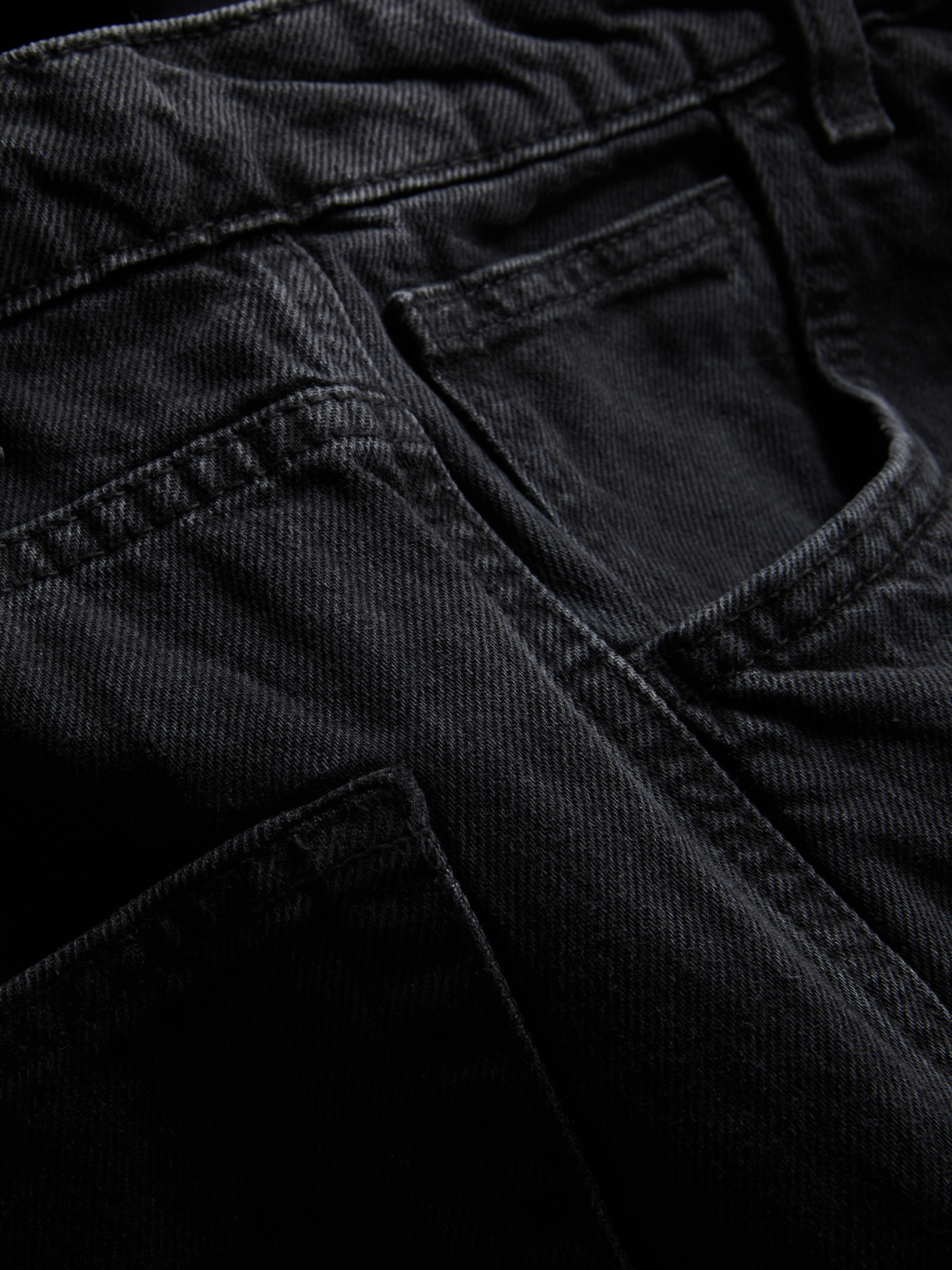 Baggy jeans met halfhoge taille