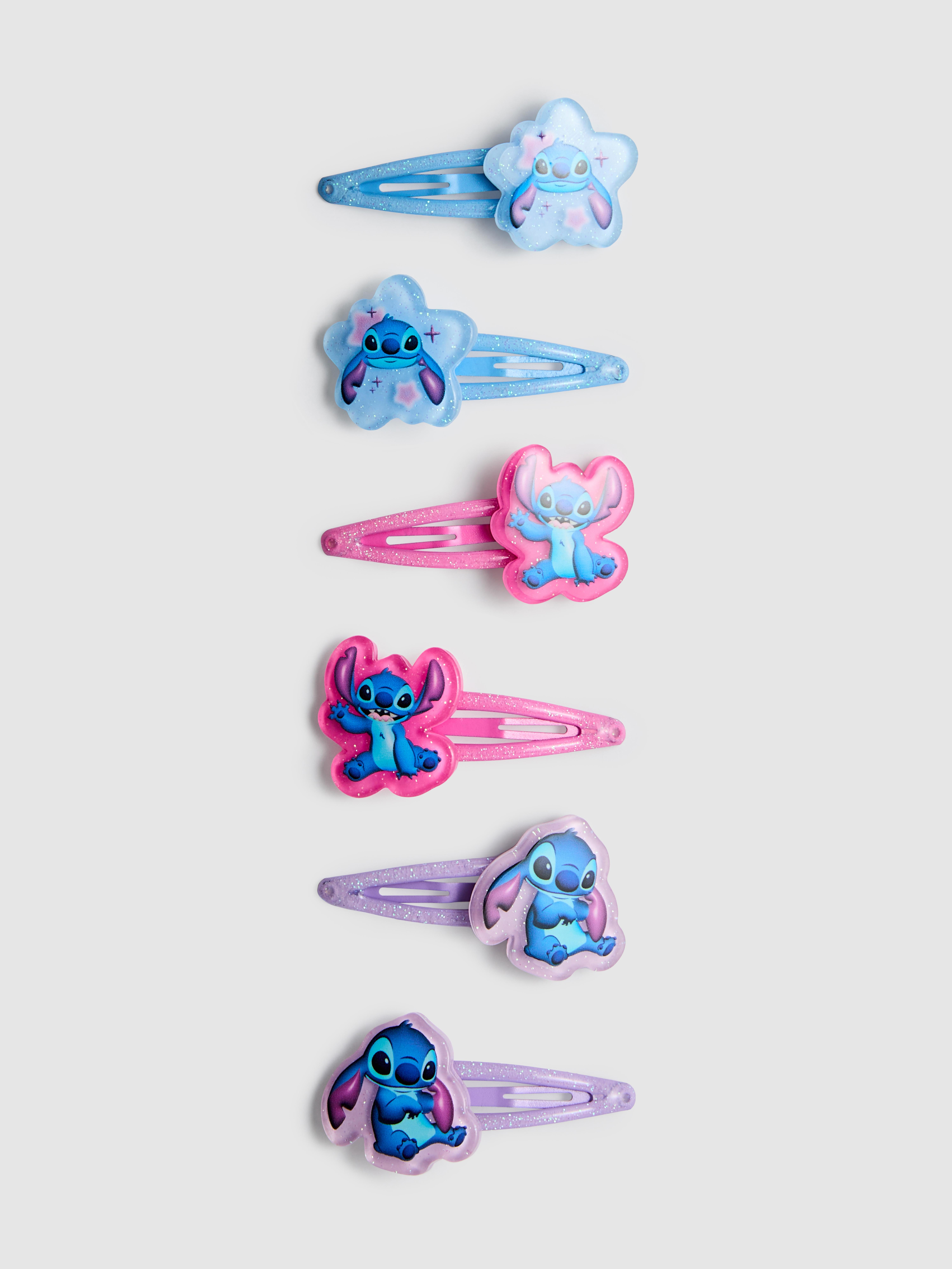 6pk Disney’s Stitch Snap Hair Clips