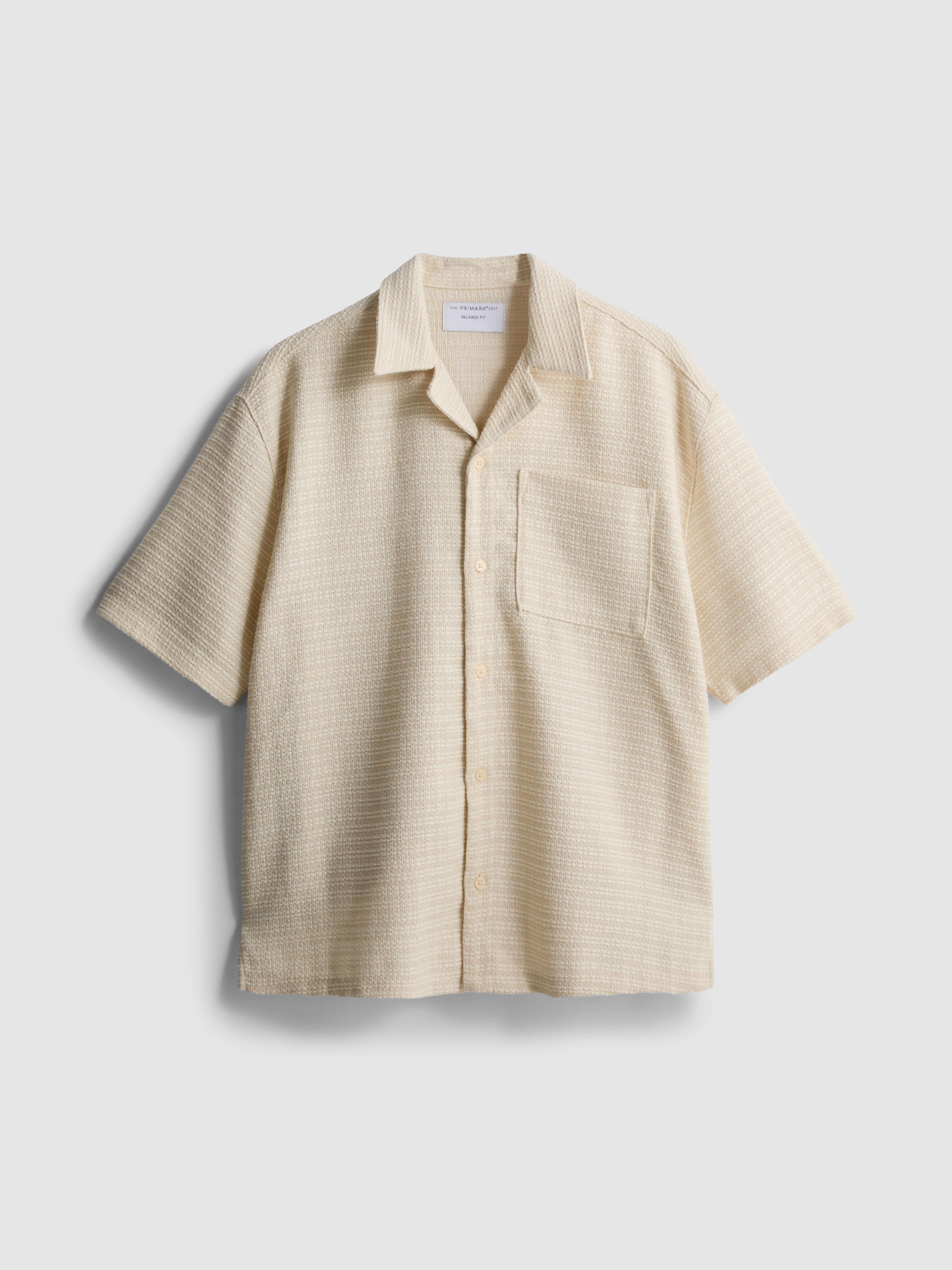 The Edit Textured Short Sleeve Shirt