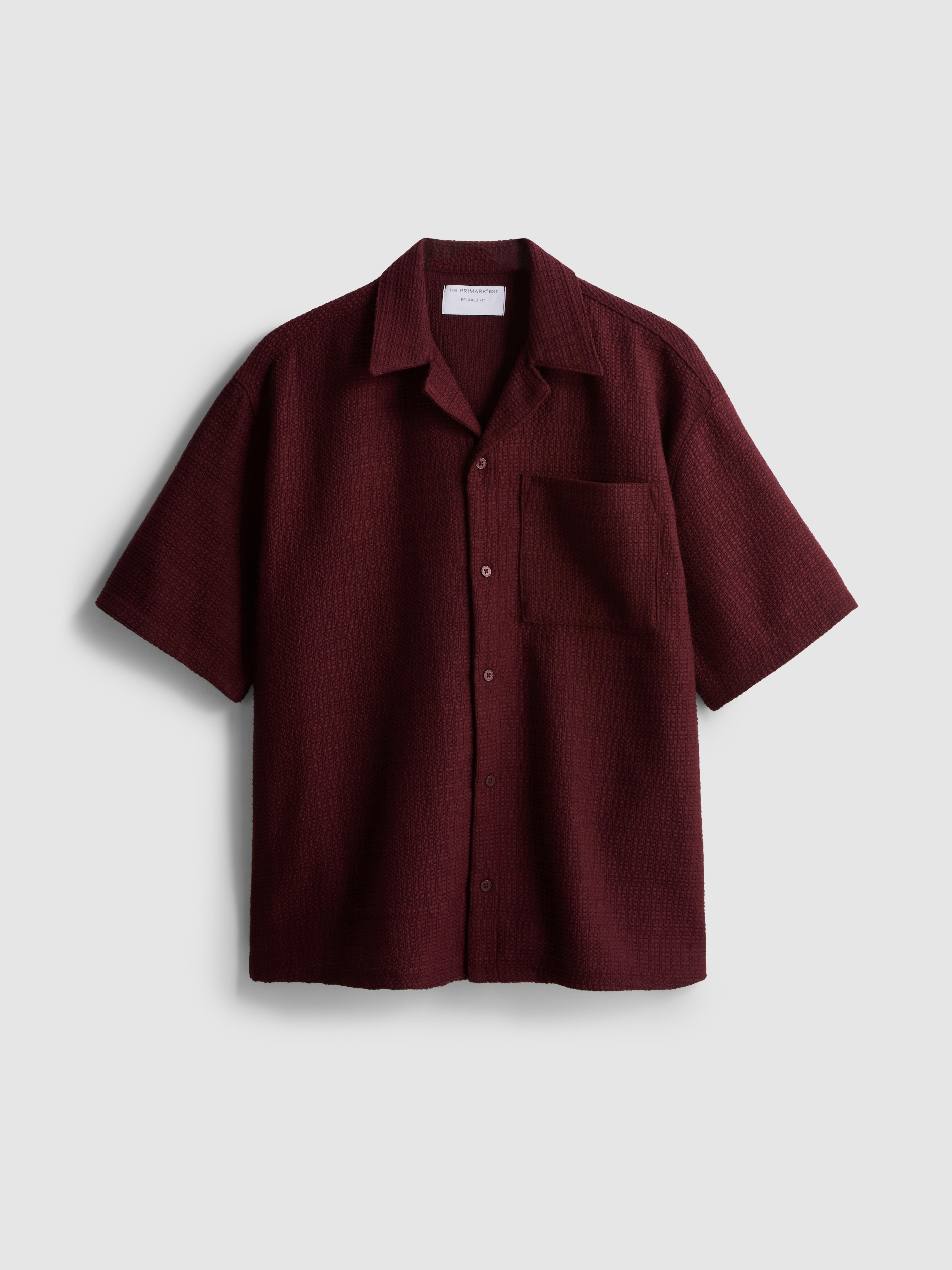 The Edit Textured Short Sleeve Shirt