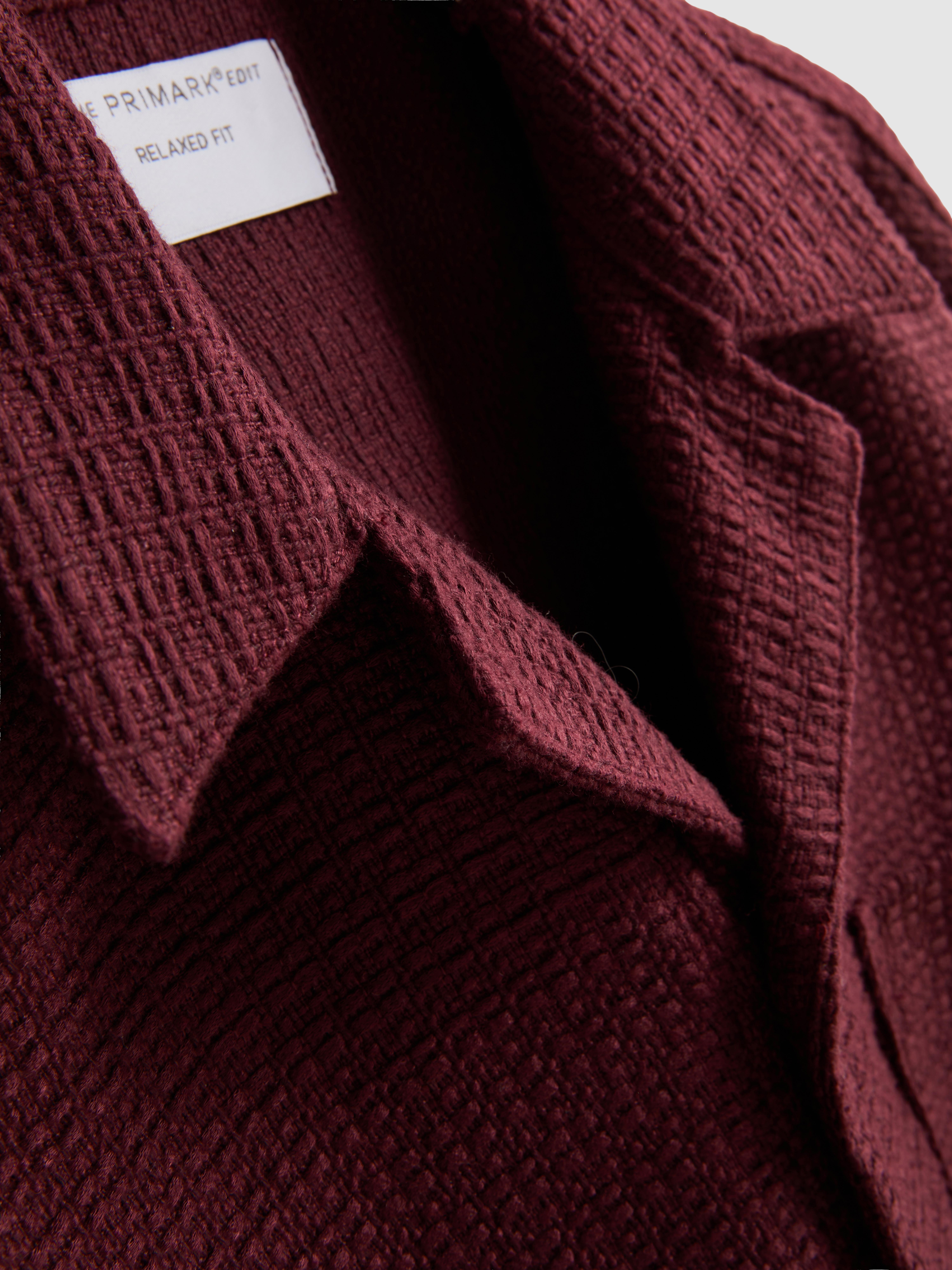 The Edit Textured Short Sleeve Shirt