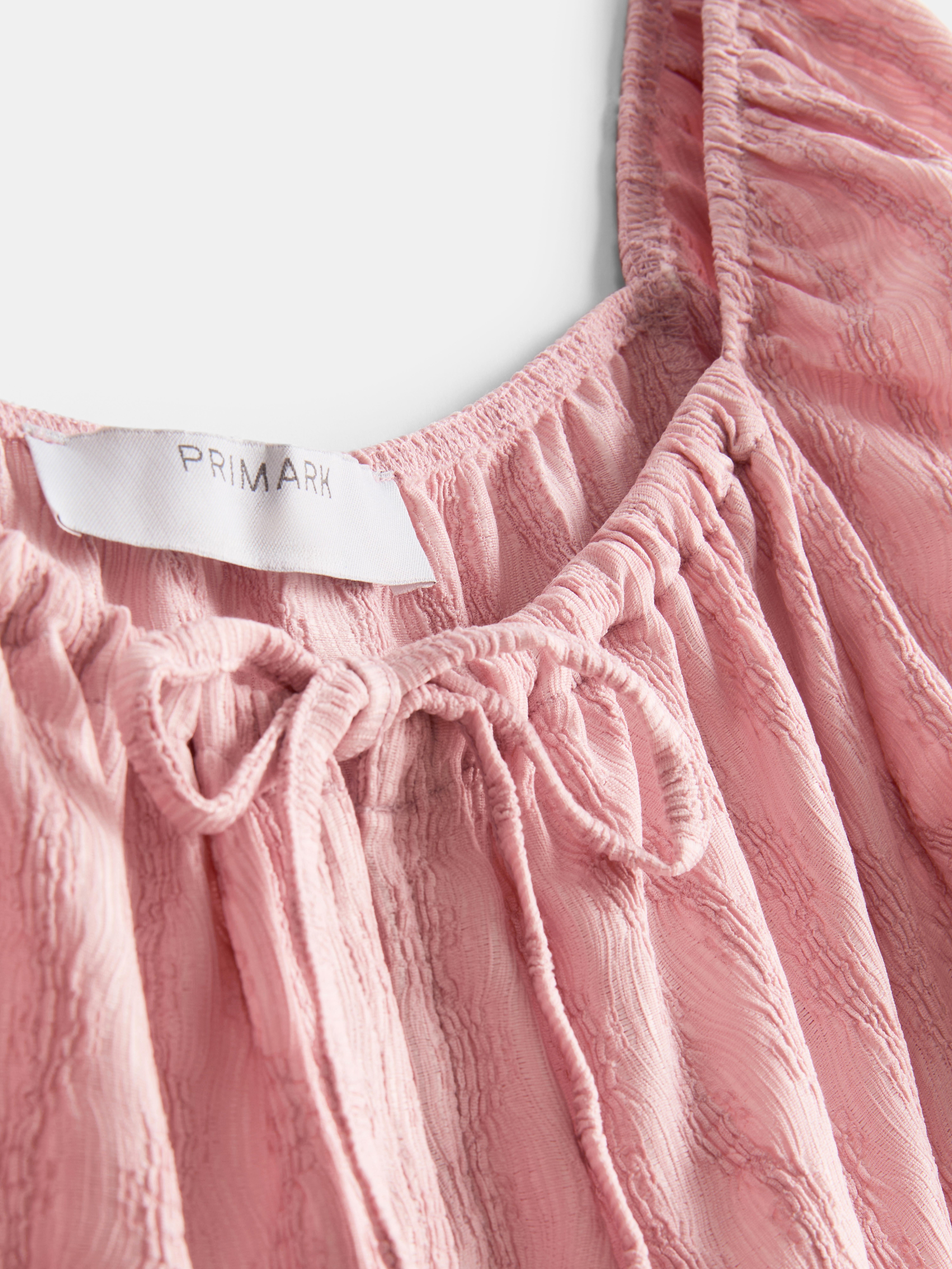 Minikleid in Knitteroptik mit Flügelärmeln