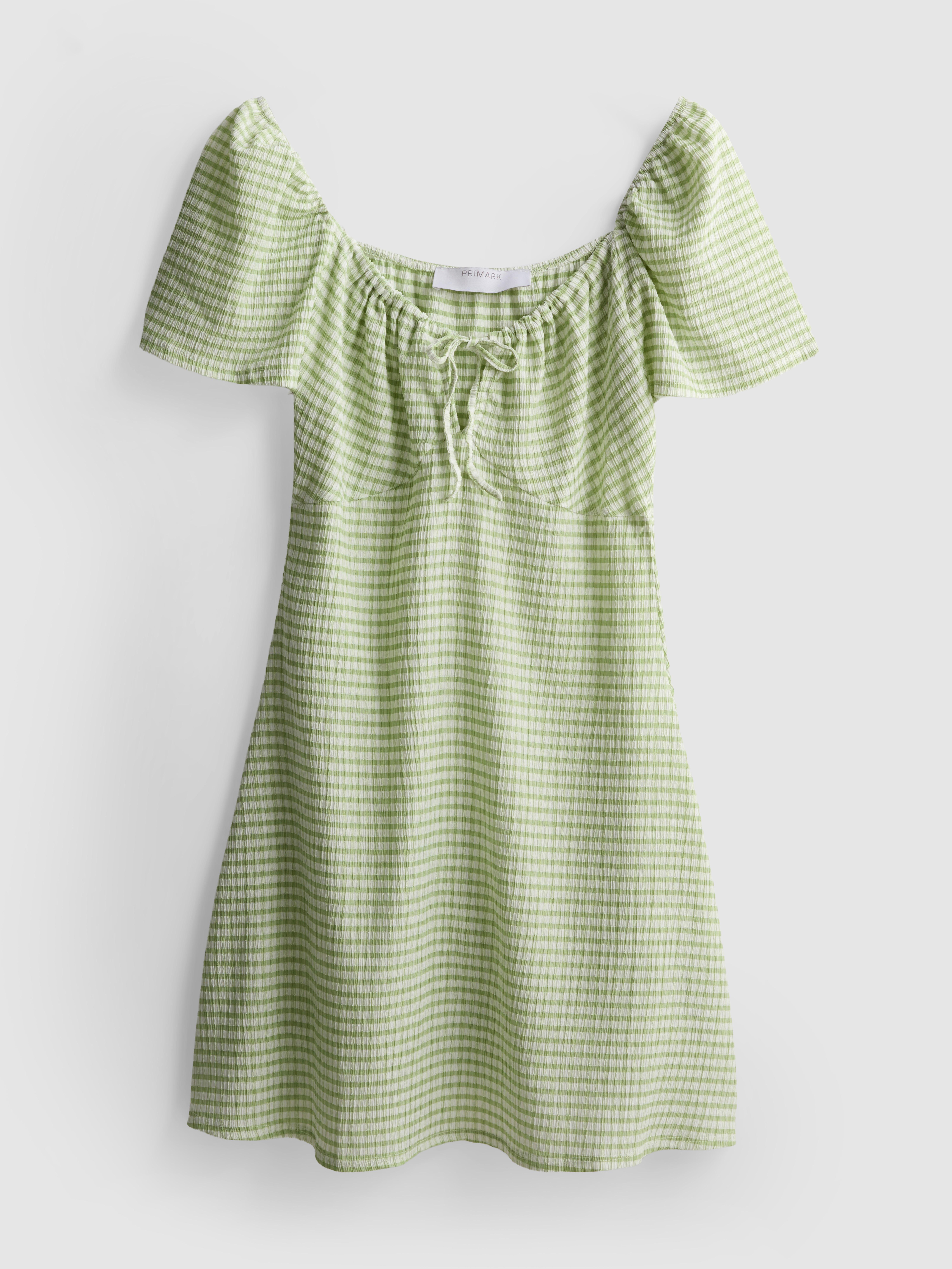 Crinkle Cap Sleeve Mini Dress