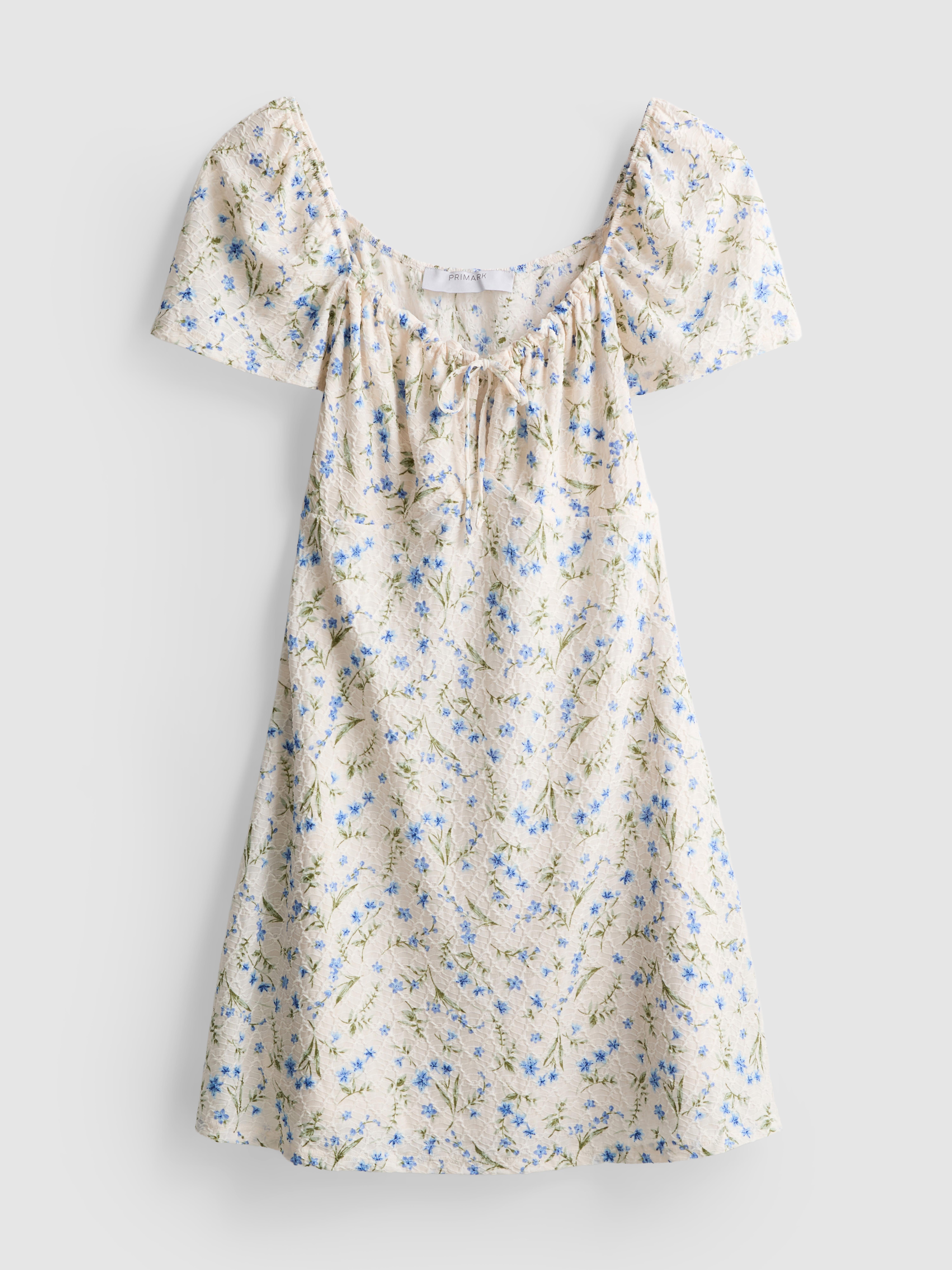 Crinkle Cap Sleeve Mini Dress