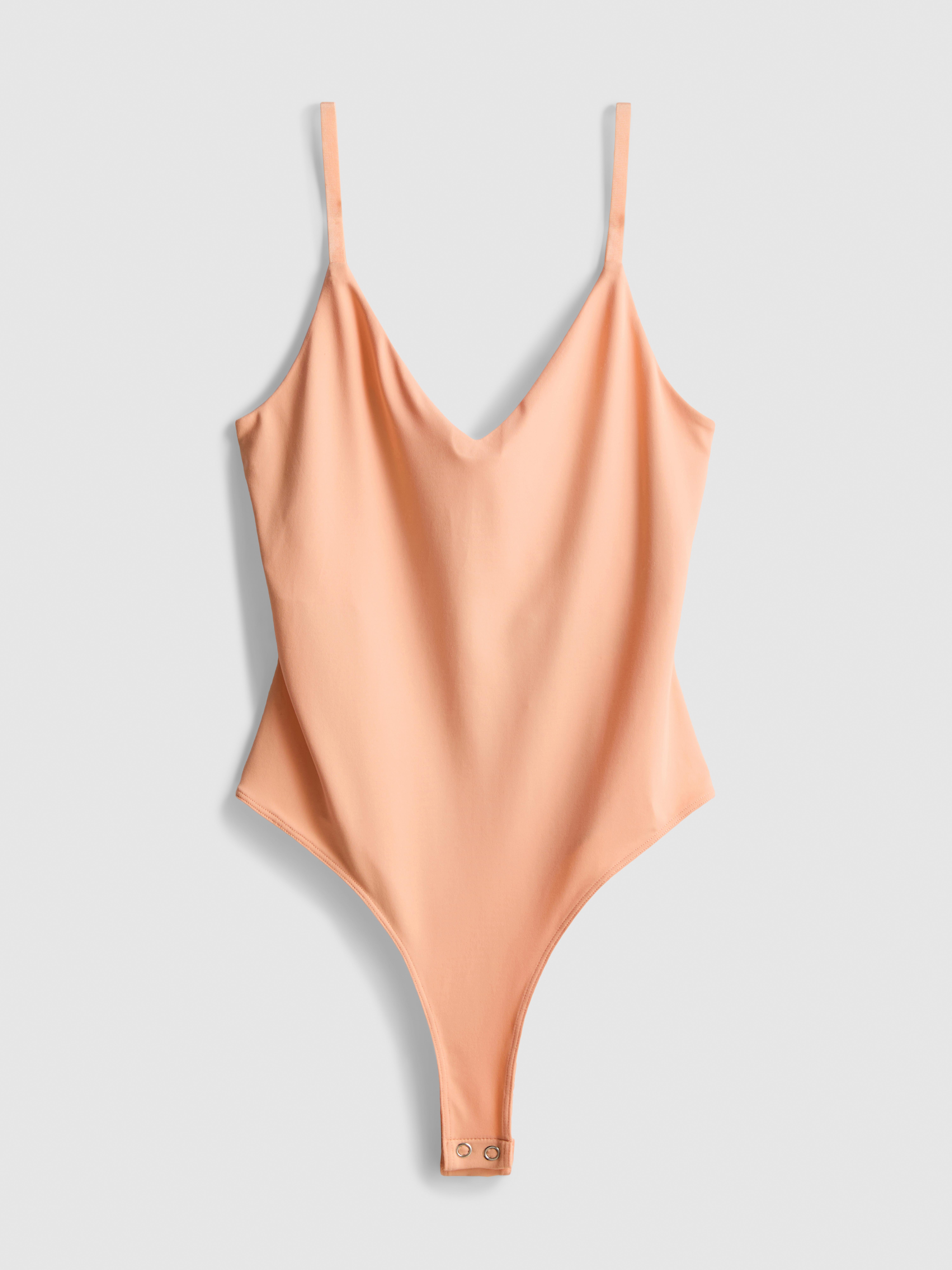 V-Neck Strappy Bodysuit