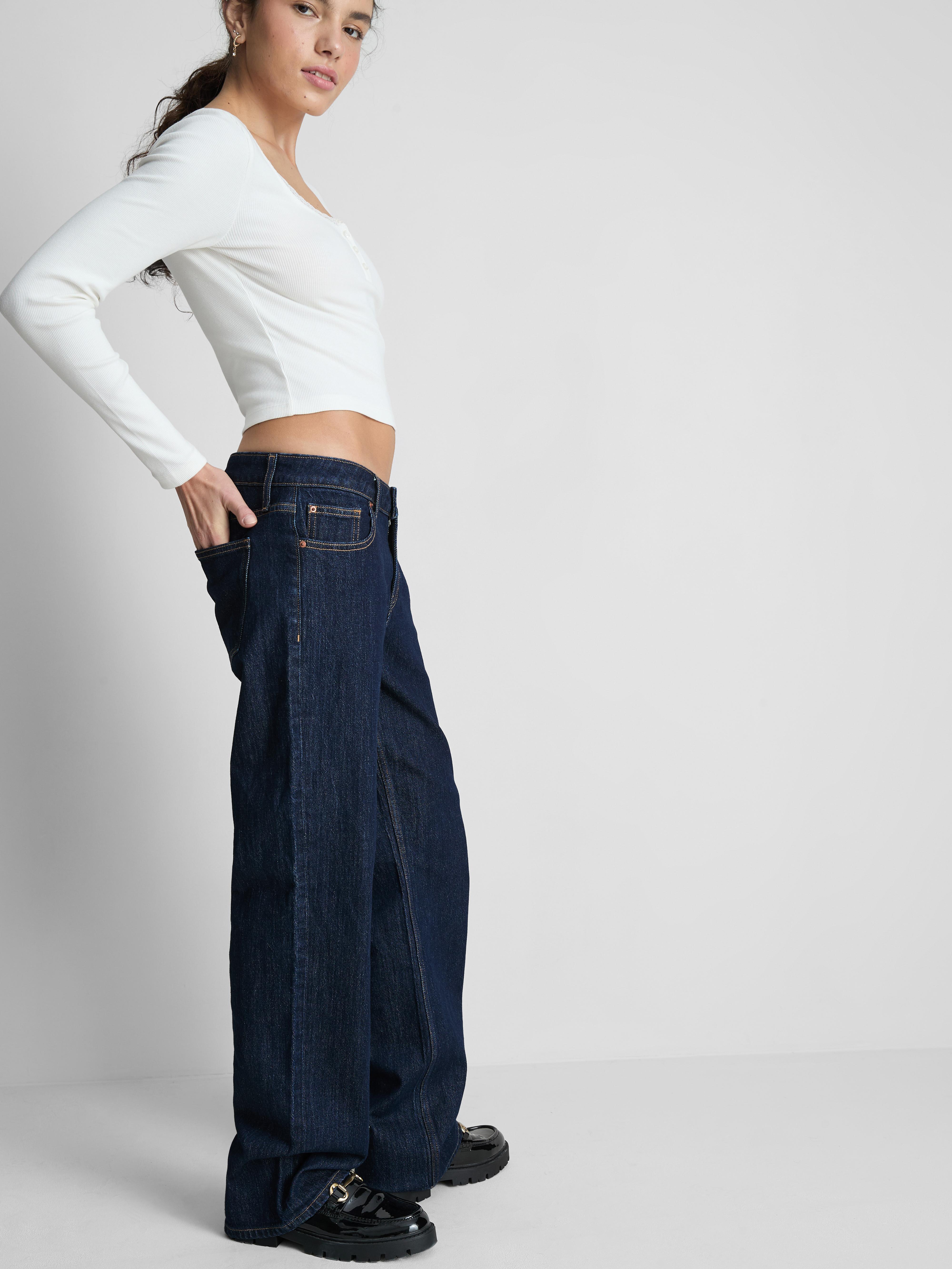 Women's Indigo The Primark Scene | Low-Rise Straight-Leg Jeans