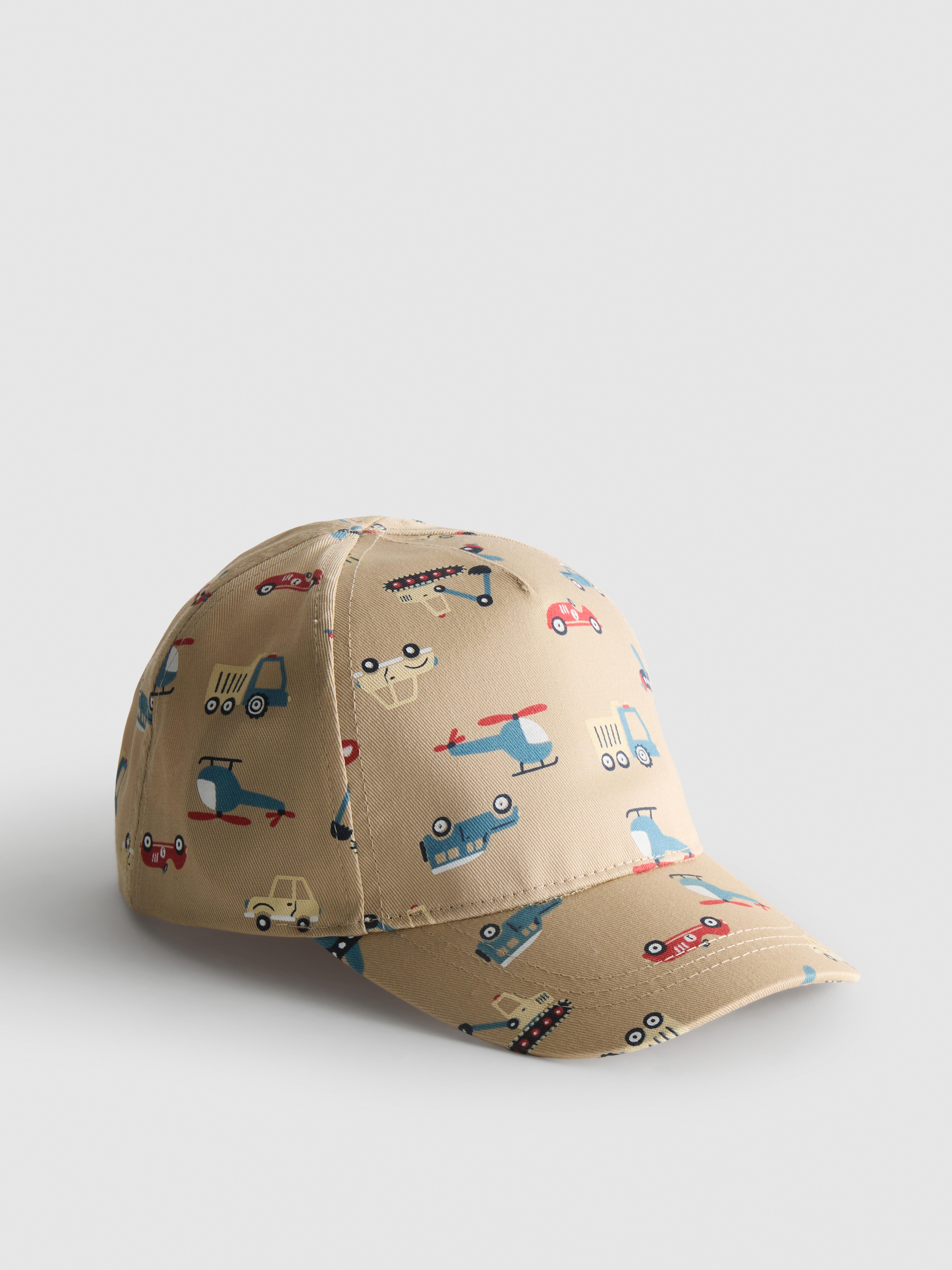Cappellino con stampa veicoli