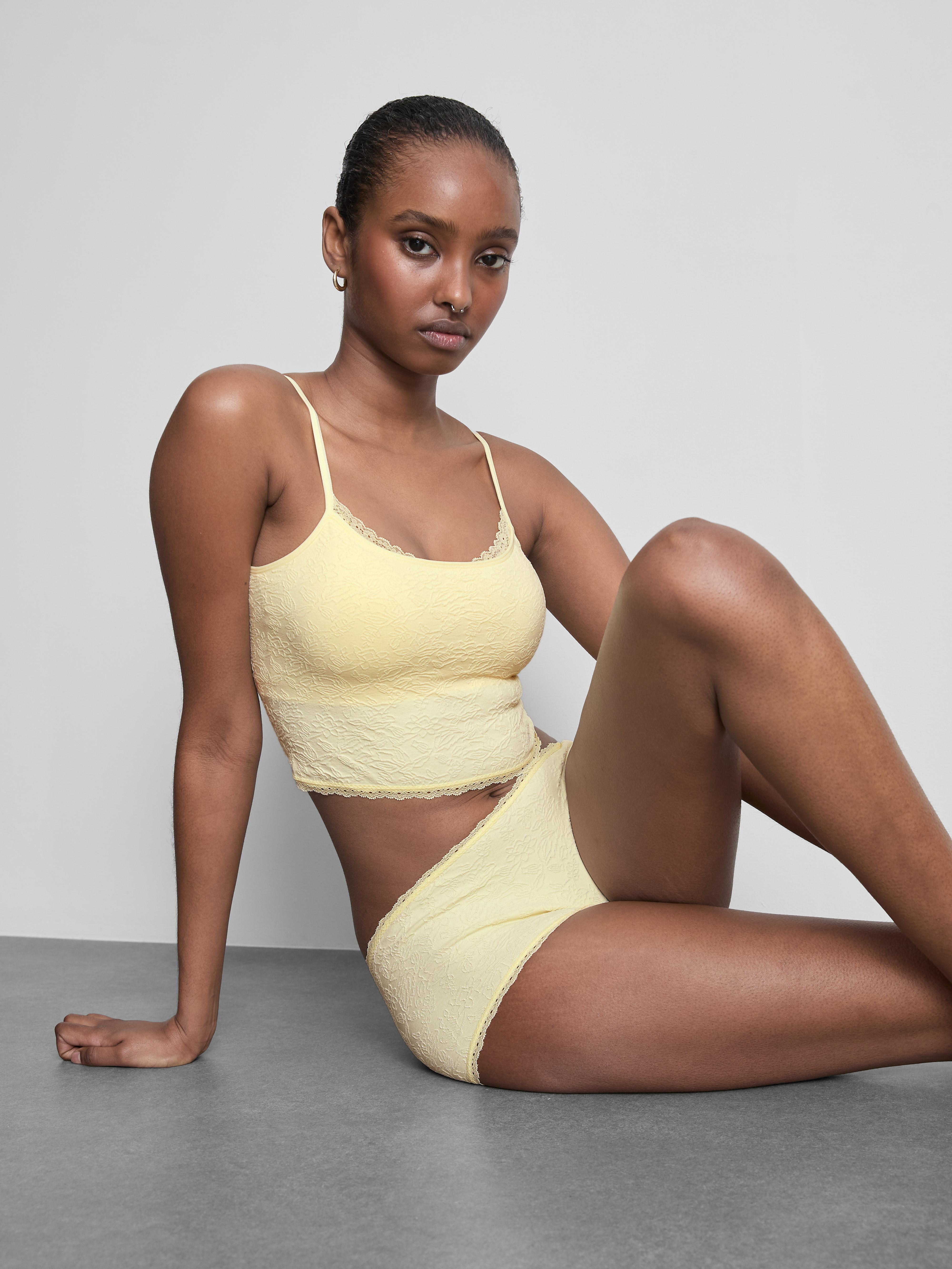 Jacquard Cami and Boy Shorts Set