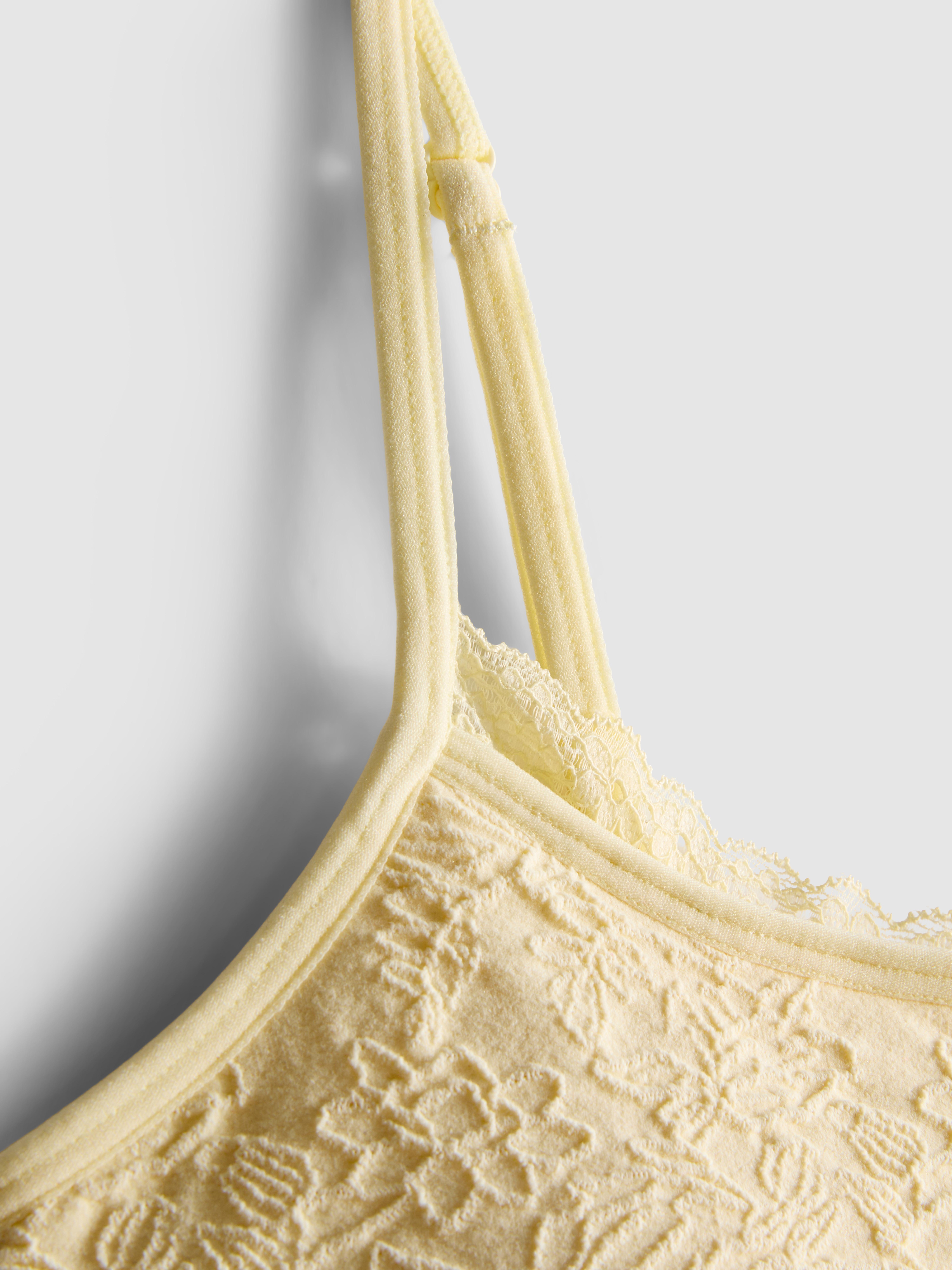 Set met jacquard hemdje en boy-short